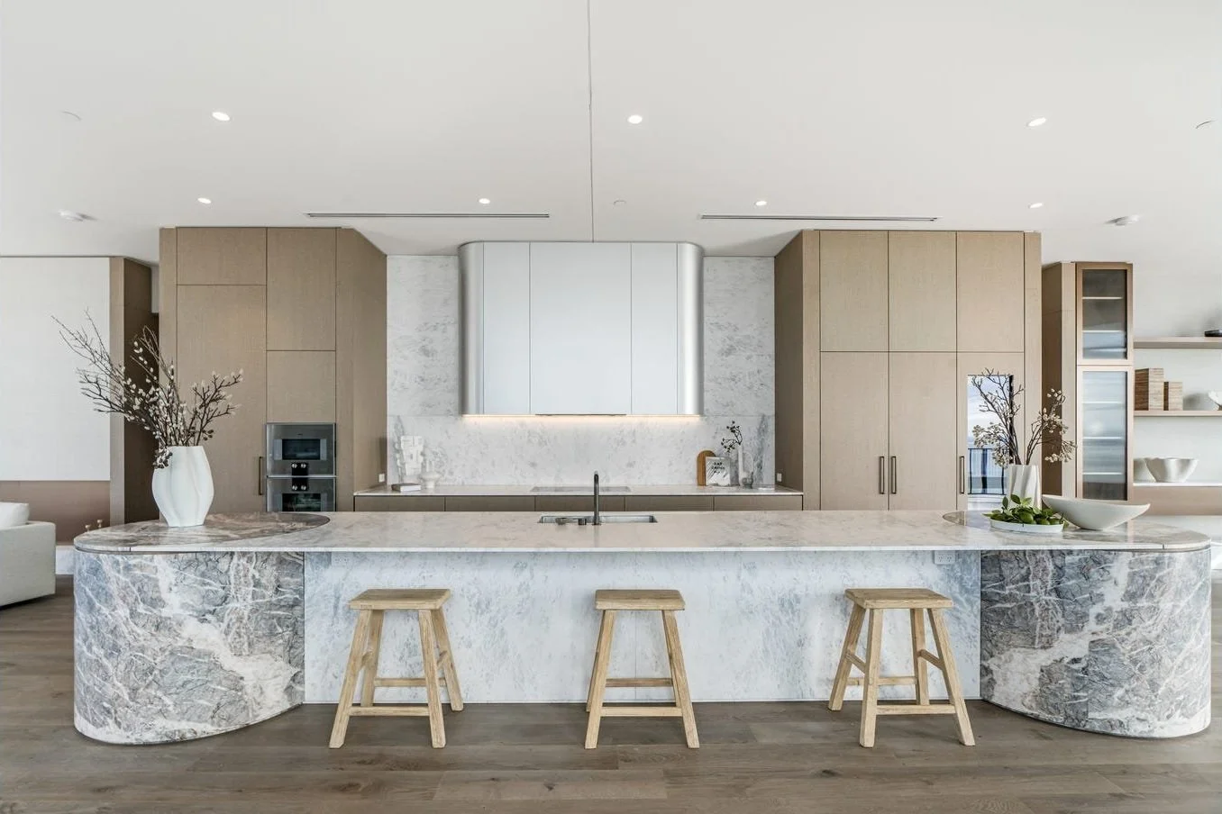 Emerson Penthouse | Discover Luxury Marble Finishes — Imperial Stone - Penthouse Rentals With Marble Kitchen And Bathroom Features
