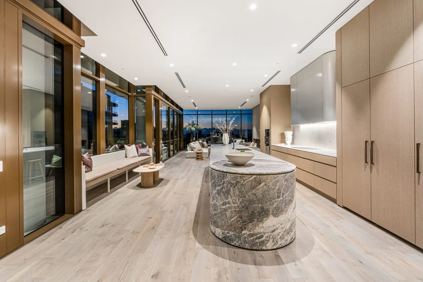 Emerson Penthouse | Discover Luxury Marble Finishes — Imperial Stone - Vinyl Penthouse Apartment Finishes