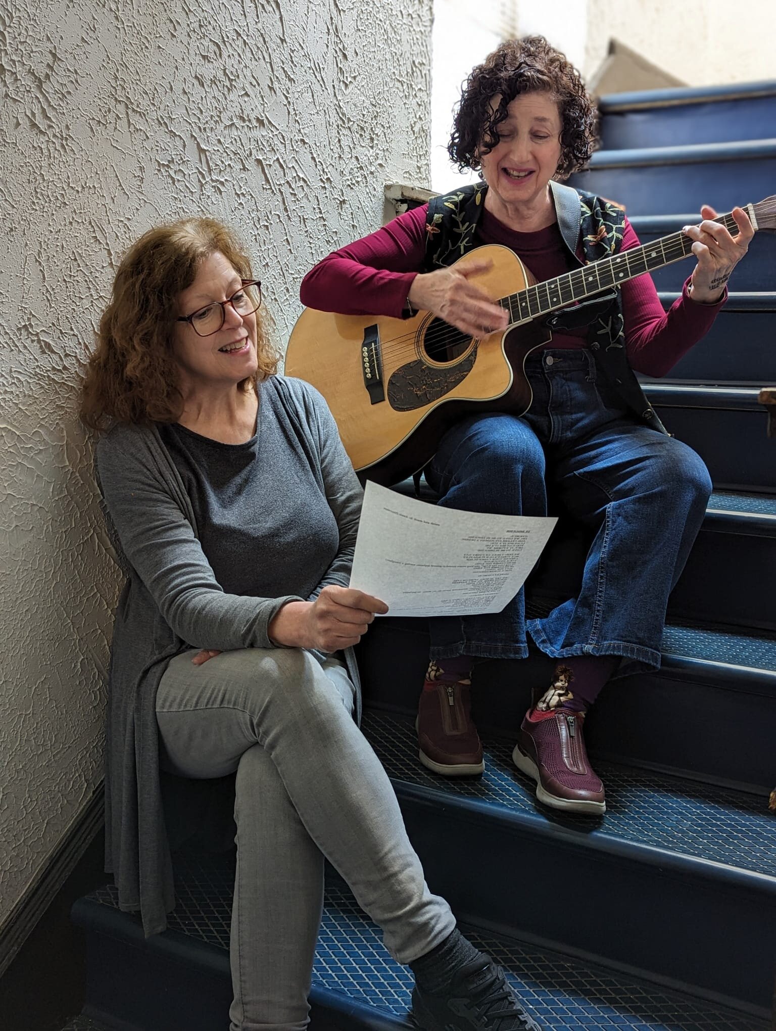 Annie will be kicking off our Purim variety show with the opening song she wrote for the occasion! Shana is learning the lyrics and practicing her own hilarious version of &quot;I Will Survive.&quot; 

There's still a few open slots to join our show: