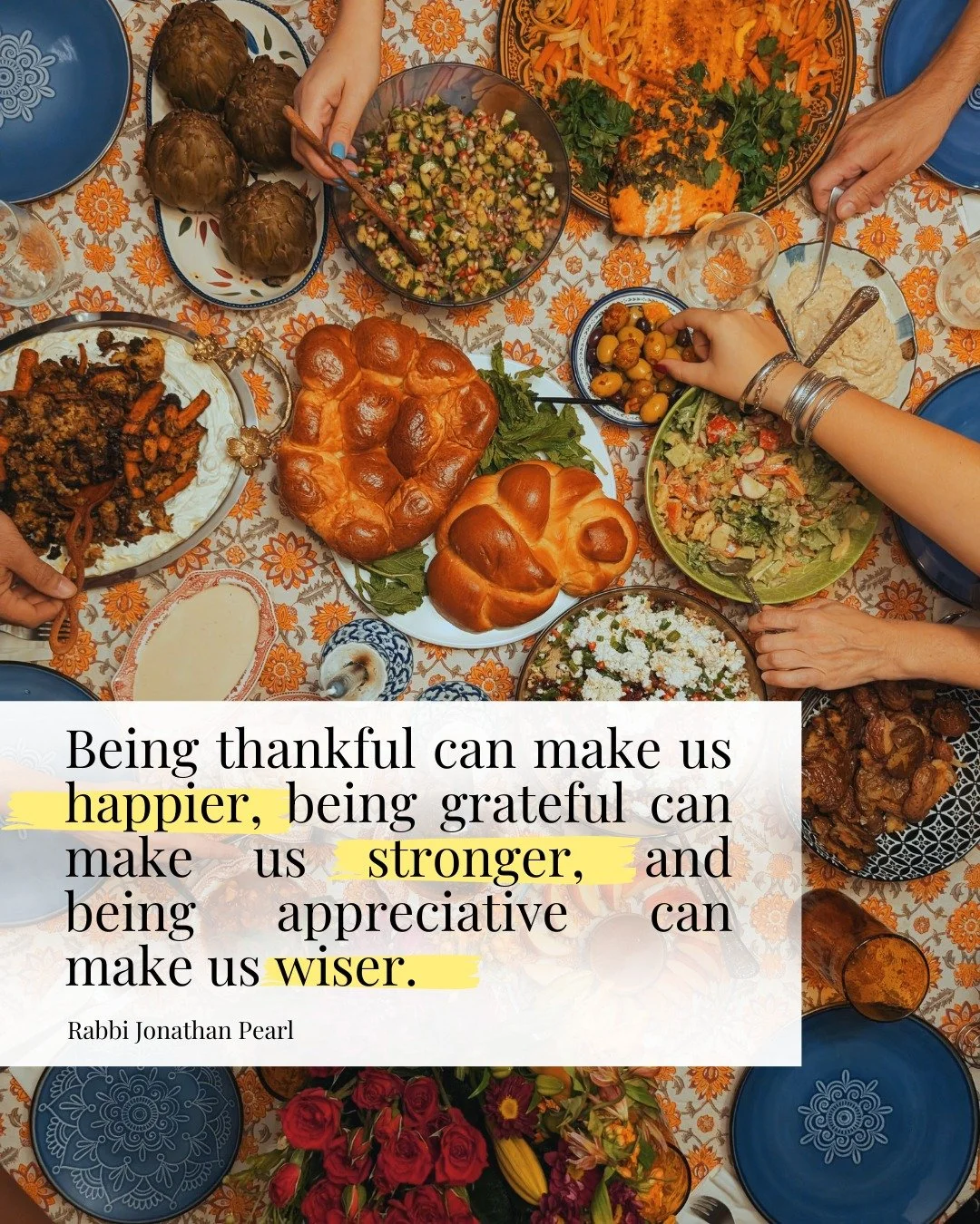 Thanksgiving may not be a Jewish holiday, but its highest ideals - that of giving thanks - is certainly a Jewish value. 

Called &quot;hakarat ha-tov,&quot; literally meaning &quot;recognition of the good,&quot; it is the deep Jewish value of express