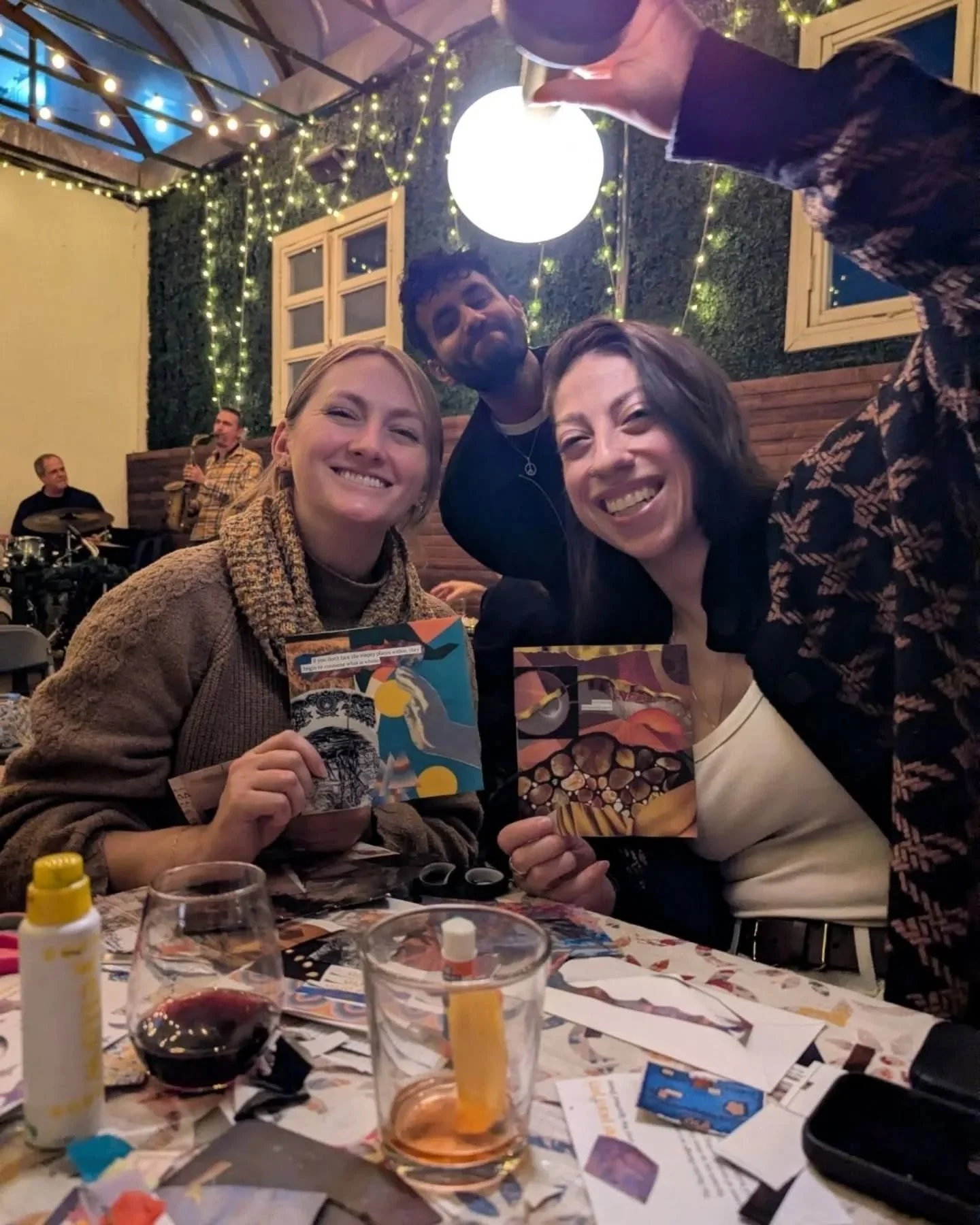 A dreamy night of Jazz and Jewish collage at the Ditty to head into Kislev. 

Read through Asher's dream reflections, which were incredible creative prompts, and swipe through these clever collages. We'll be celebrating Kislev through the first half 