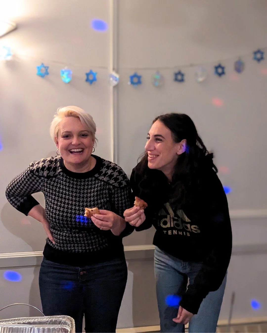 There is nothing funnier than sufganiyot. 

We're getting started this Chanukah with Opening Lights at Athens Square Park on Sunday at 6PM with doughnuts from @lefournilnyc, followed by Lost Amsterdam (@lostamsterdammusic) at the LetLoveInn (@theletl