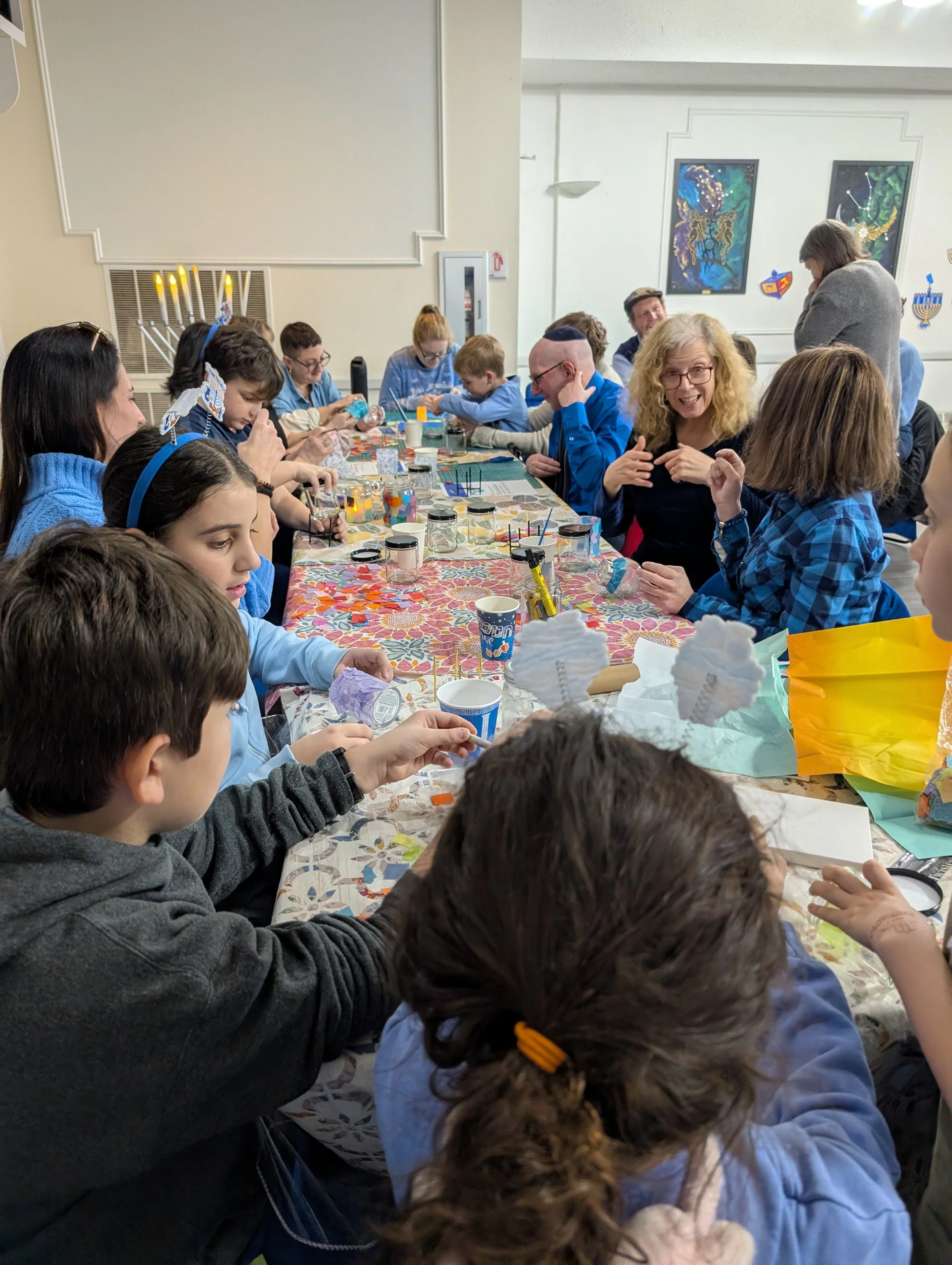 Shabbat Morning + Tkiya + MASKIT + Tu BiShvat Craft Workshop