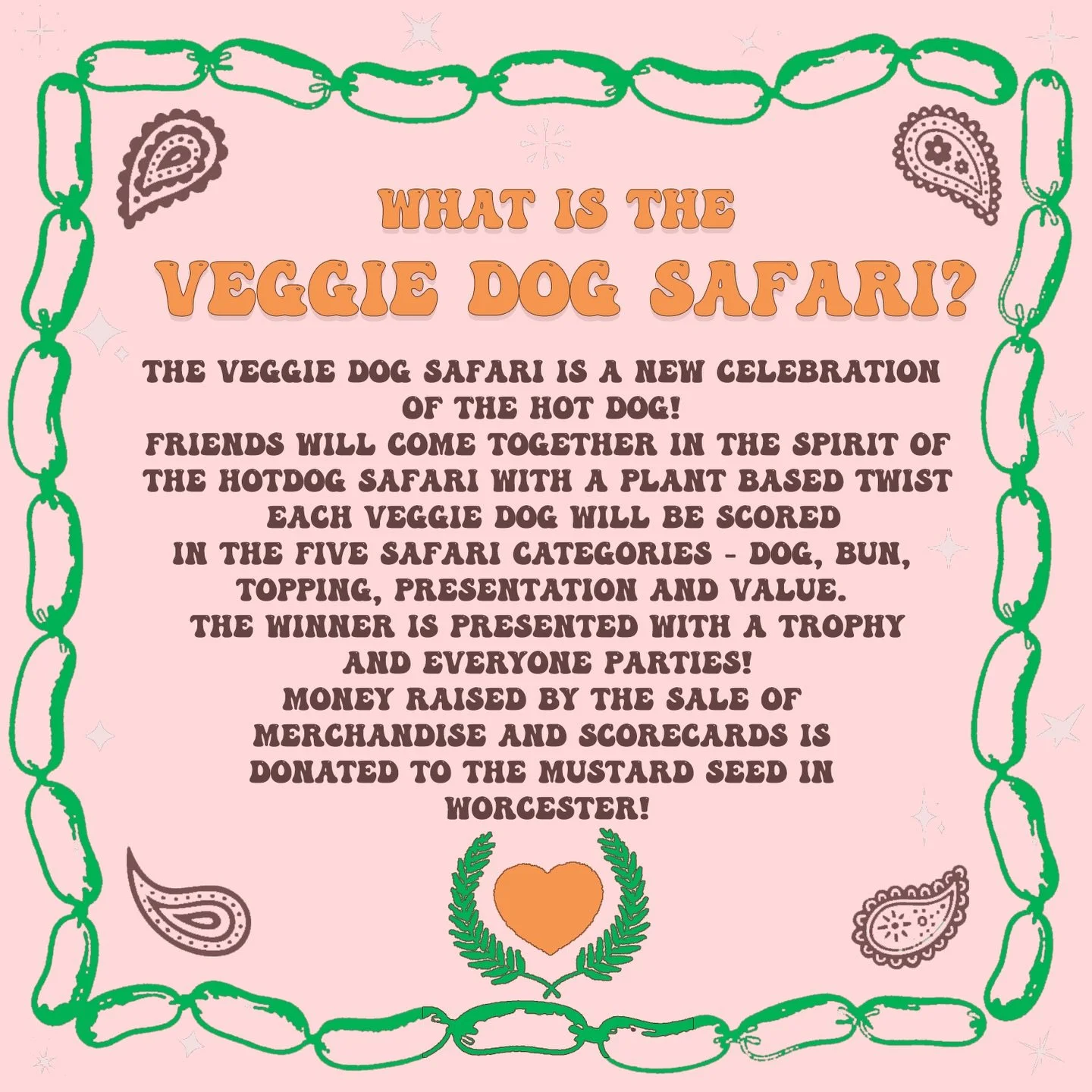 You may ask yourselves, what IS a Veggie Dog Safari? Let's find out February 28th!
