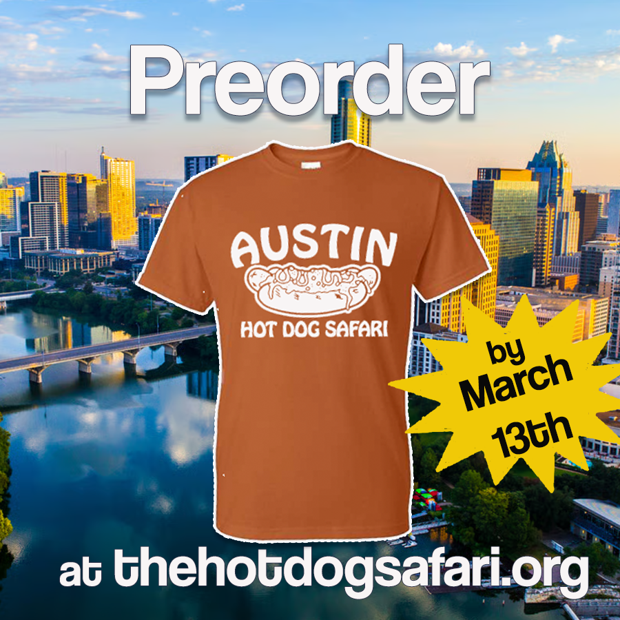 Austin Safari Event Shirt Pre Order (IN-PERSON PICK UP ONLY ON MARCH 28TH @ LOLO or ZILKER)
