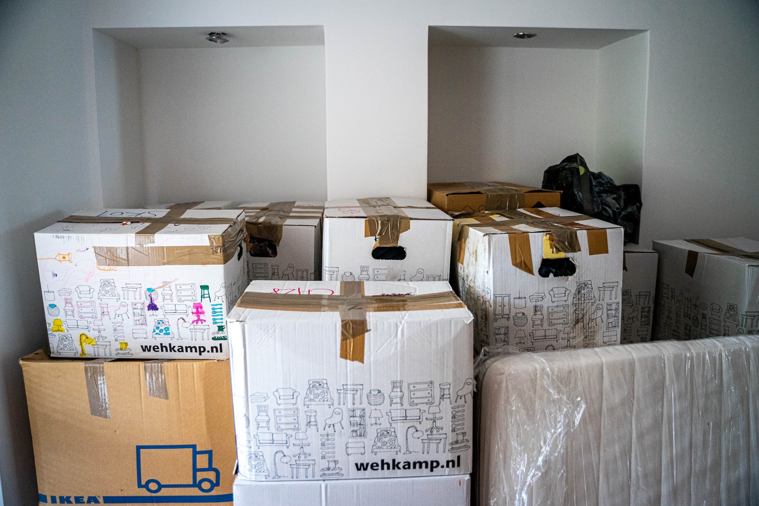Carefully pack your possessions