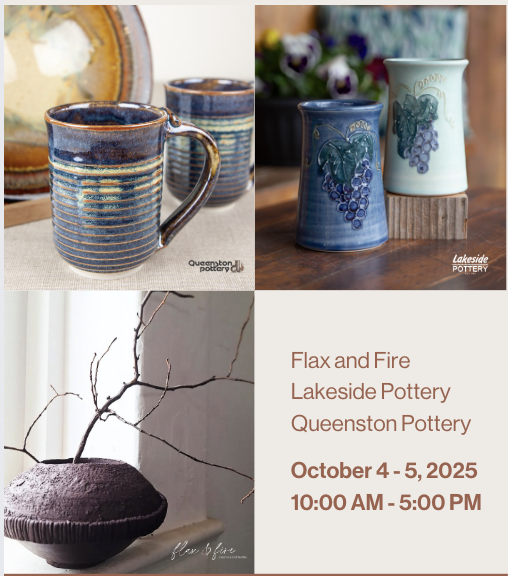 Fall Pottery Harvest with Flax and Fire and Lakeside Pottery