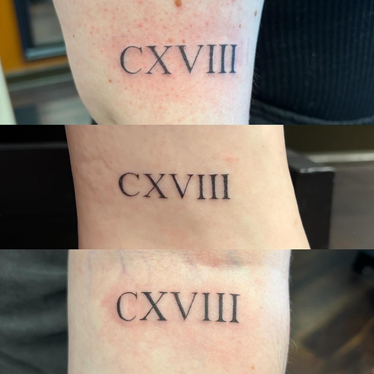 I did some matching Roman numeral tattoos the other day! Thank you friends for coming in! Message me to book some lettering tattoos!

@dynamiccolor @kwadron @bishoprotary 

#lettering #letteringtattoo #romannumeraltattoo #michigantattooartist #tattoo