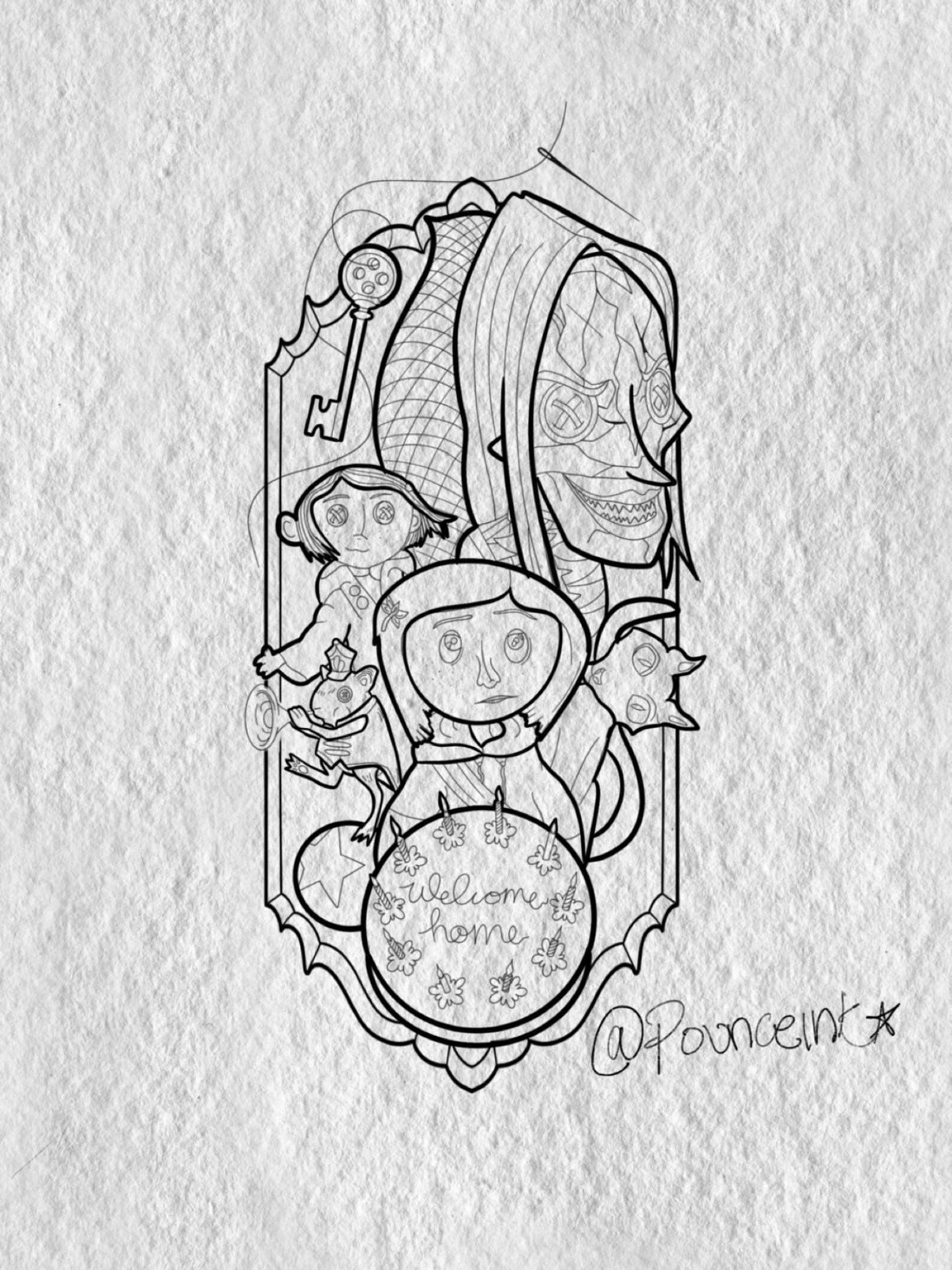 Hello all! It&rsquo;s almost Halloween and I&rsquo;m giving this Coraline tattoo away for a discounted price! DM me for more details!
.
.
.
.
.
.
.
.
#tattoo #tattoos #tattoodesgin #coraline #coralinemovie #coralinedoll #coralineart #coralinetattoo #