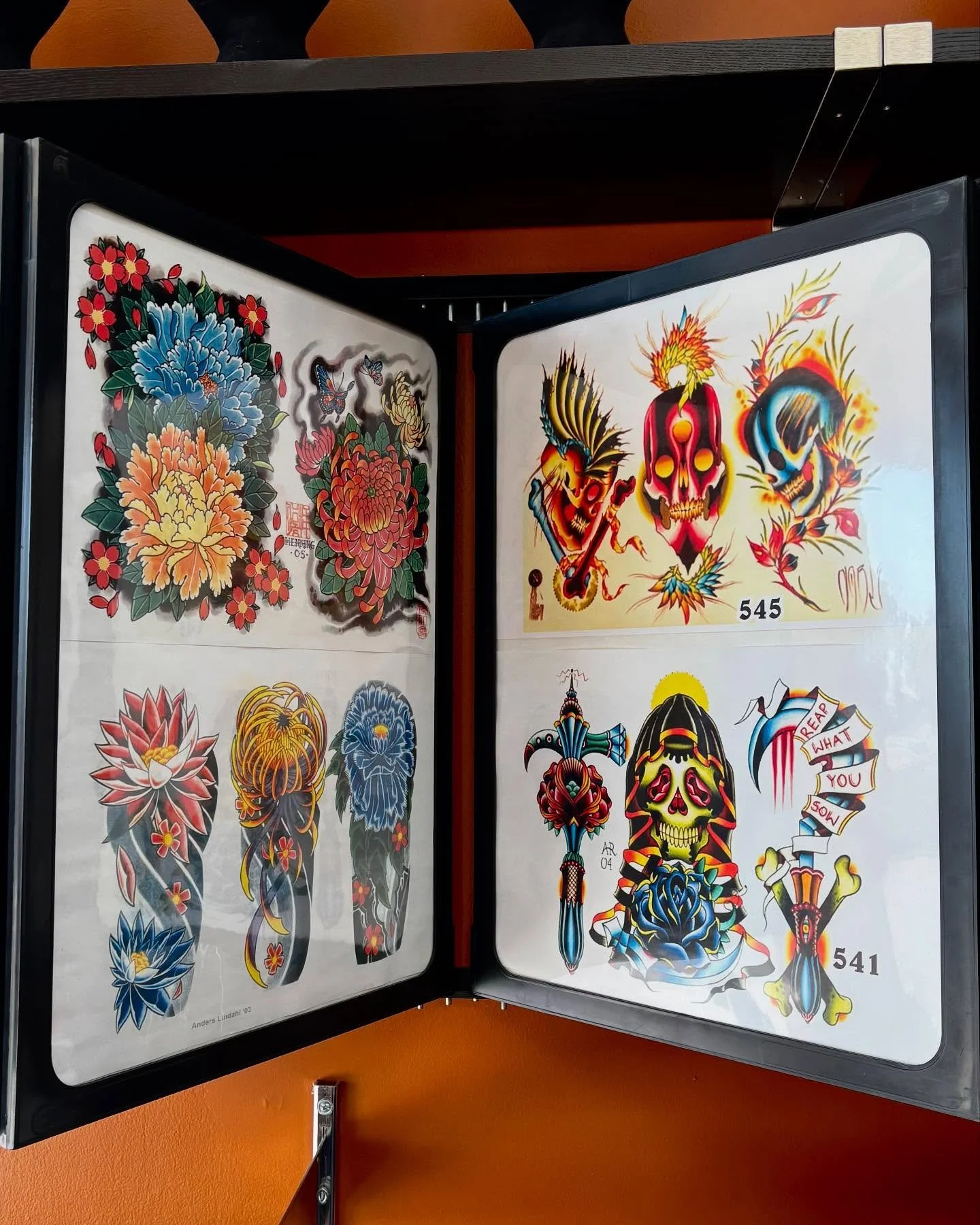 Need some inspiration for your next tattoo? Come by the shop and flip through all the flash we have hanging in the shop
Here&rsquo;s a preview of some of what we have on the walls

#flashtattoo #gypsykingstattoos