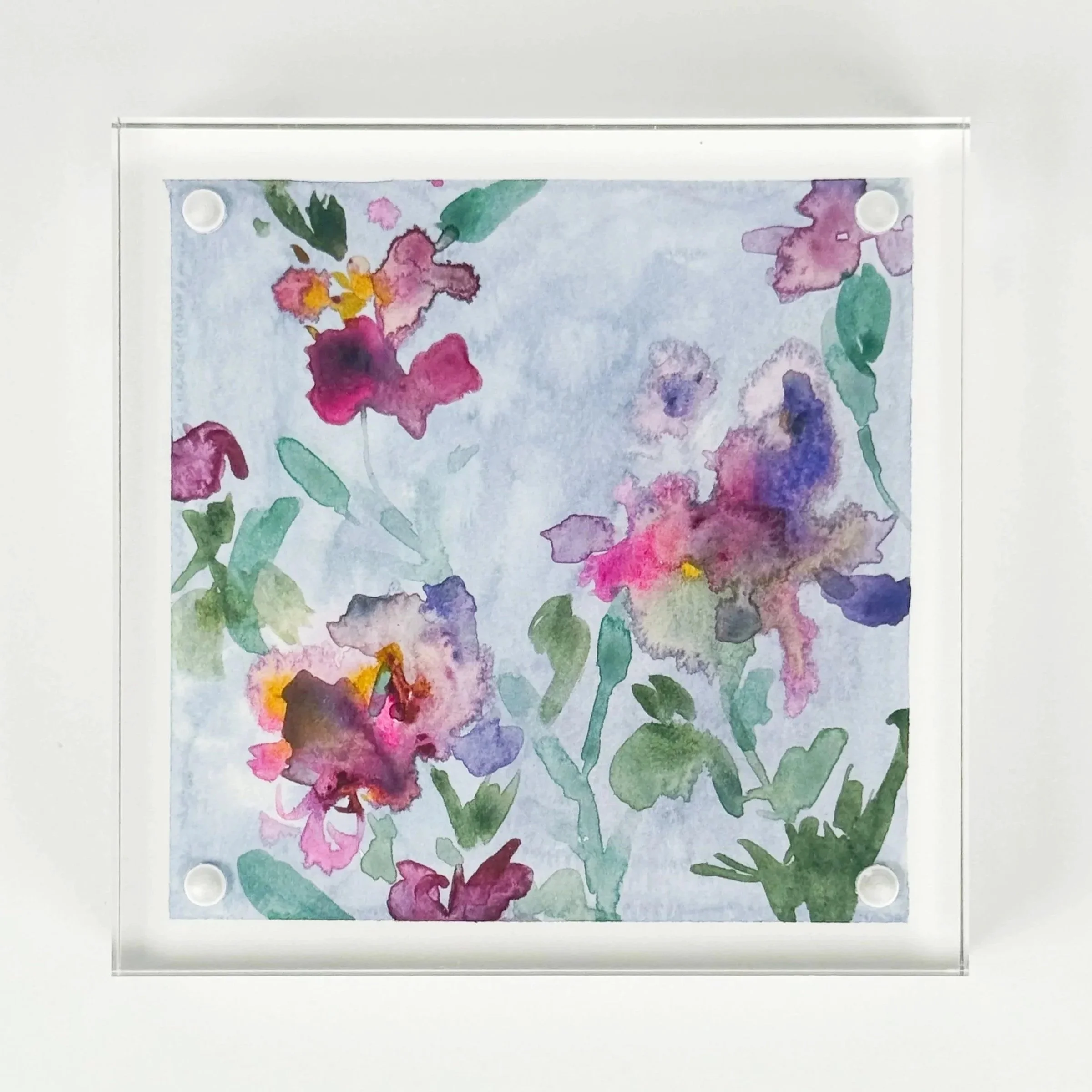 No.01 4"x4" watercolor on archival paper