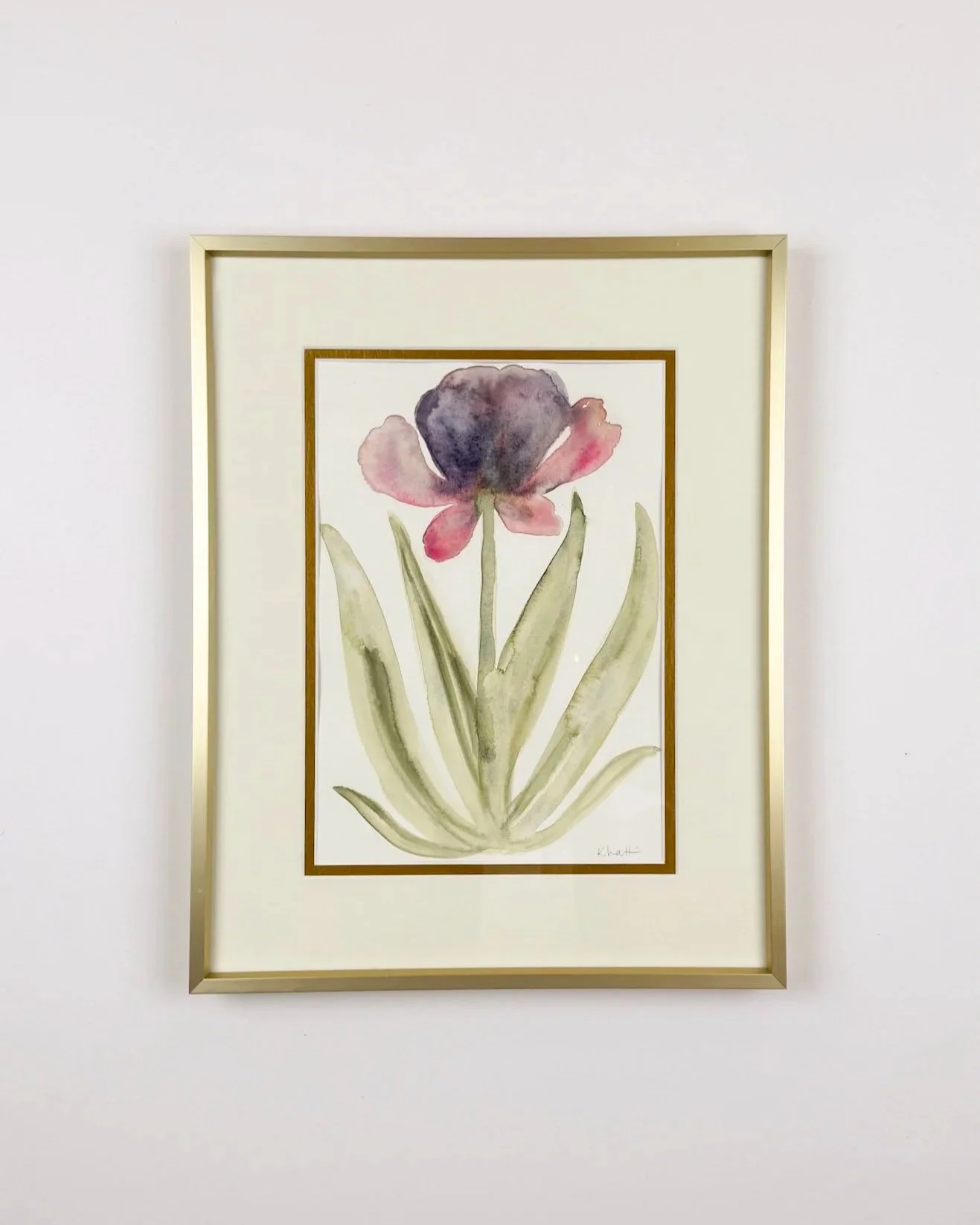 Crocus 7"x10" watercolor on archival paper