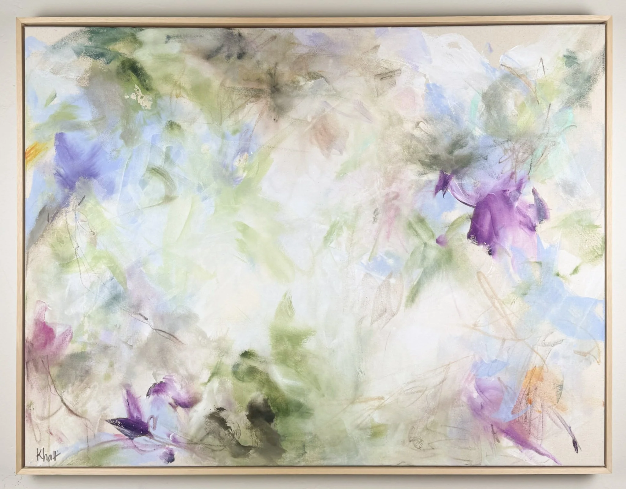 Crushed Light 30"40" acrylic, ink, pencil on canvas