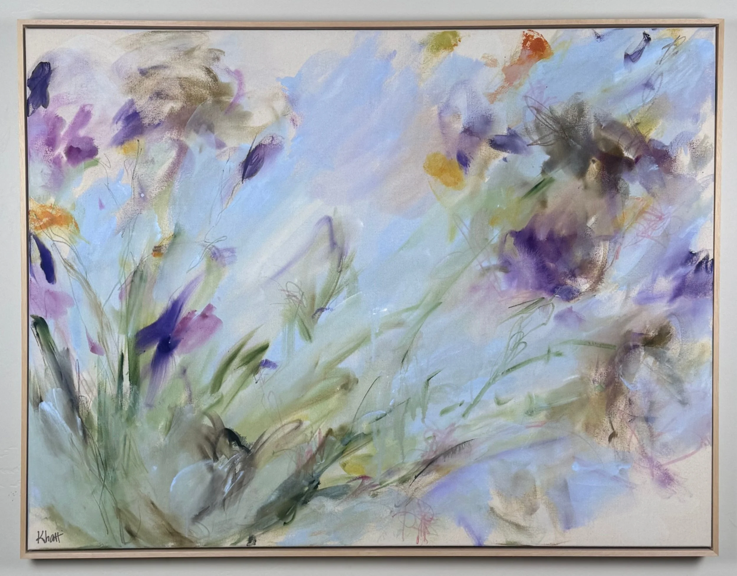 Light Between Air 36"x48" acrylic, ink, pencil on canvas