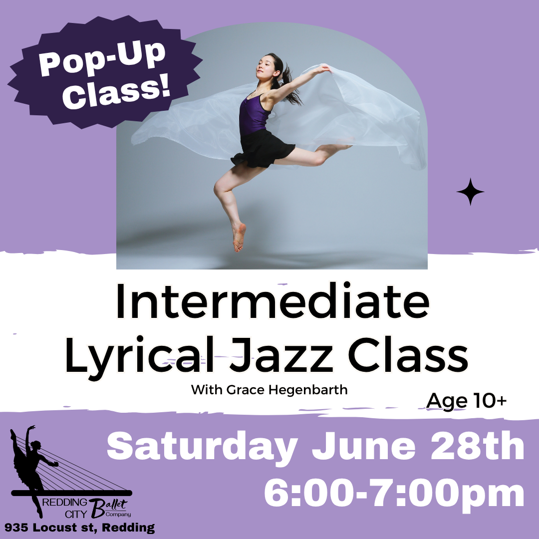 Intermediate Lyrical Jazz Pop-Up Class
