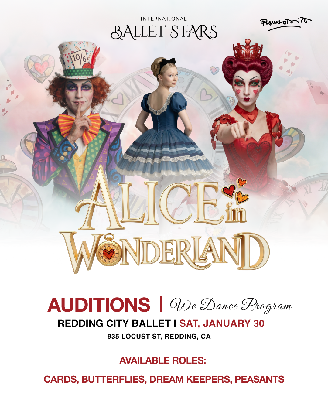 Alice in Wonderland Auditions