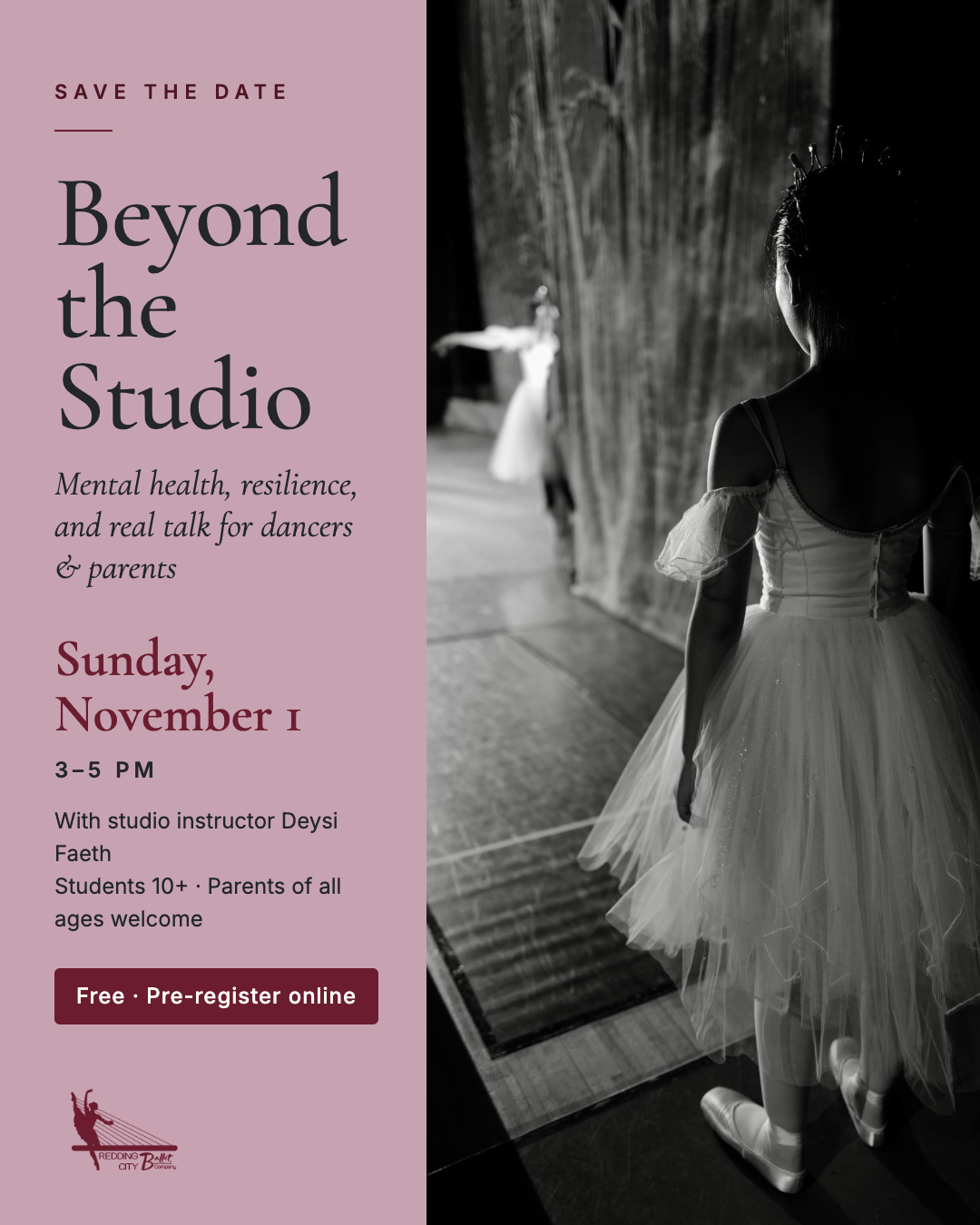 Beyond the Studio: Mental Health, Resilience, and Real Talk for Dancers & Parents