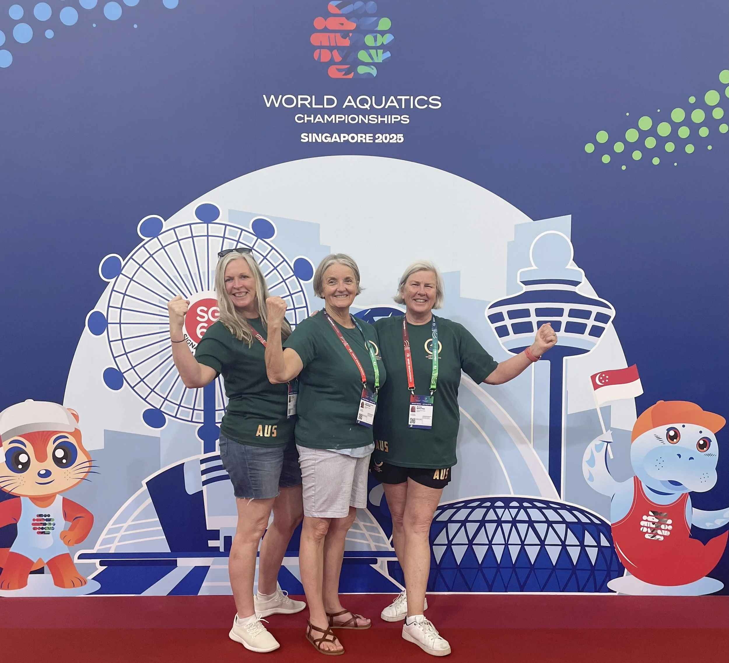 Wonderful times at the 2025 World Aquatics Masters Championships in Singapore