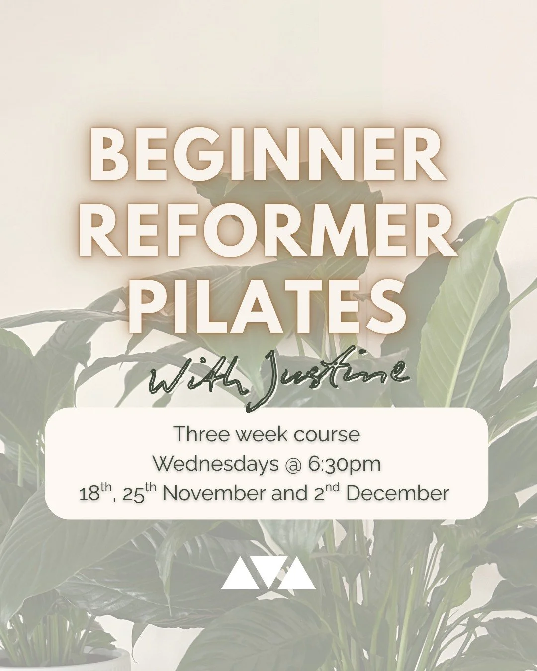 ✨Book now for our November Beginner Course! ✨

Led by Justine, this welcoming, inclusive three-week course will guide you through the Reformer repertoire, equipment safety, body alignment and breathing techniques. 

Build your confidence, learn the f