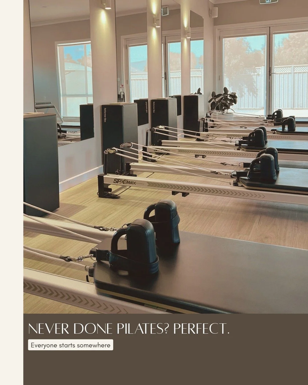 Never done Pilates before? You're exactly who we love to see. 🌱

Beginners are very welcome at Unite Movement. Every session is guided and adjusted to your body, your experience and your goals, so you can build confidence from your very first visit.