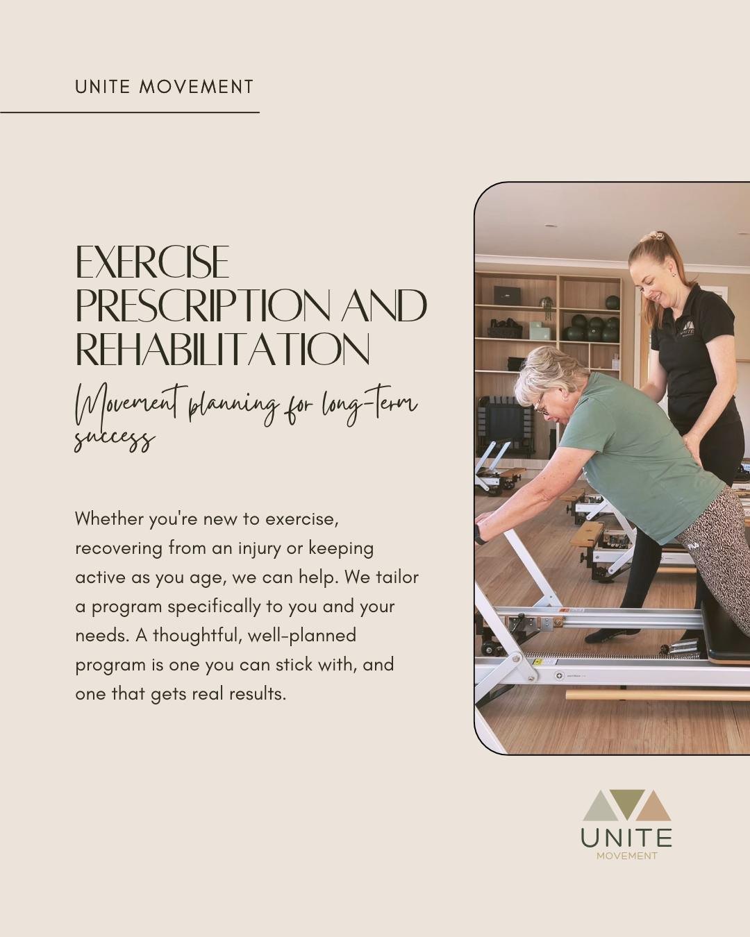 Moving your body is good for everyone, whatever your age or fitness level. 💪

Our 1:1 Corrective Exercise Consultations give you a program built around you and your goals. We'll also guide you towards Focus sessions or Reformer classes, depending on