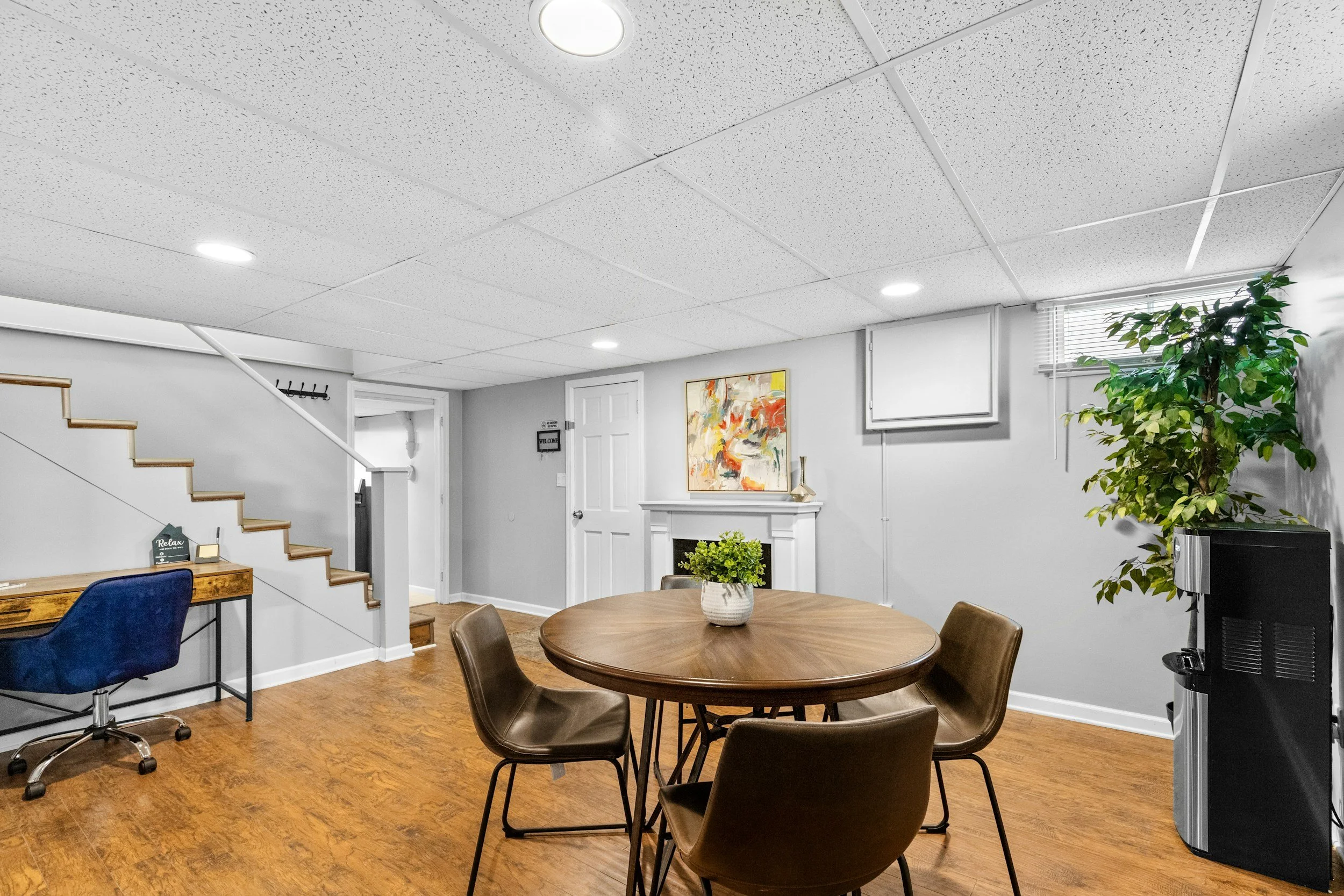 basement renovation. drop ceiling(radar)
