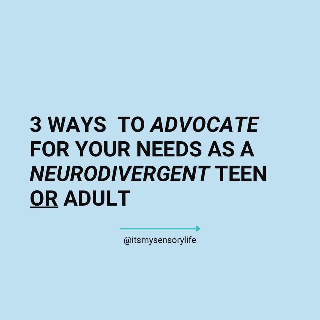 🌈 Advocating for your needs is powerful step toward prioritizing your mental wellness! Swipe through for tips on how to thrive as a neurodivergent teen or young adult. From identifying your needs to setting boundaries, your voice matters! 💙✨

👉 Re