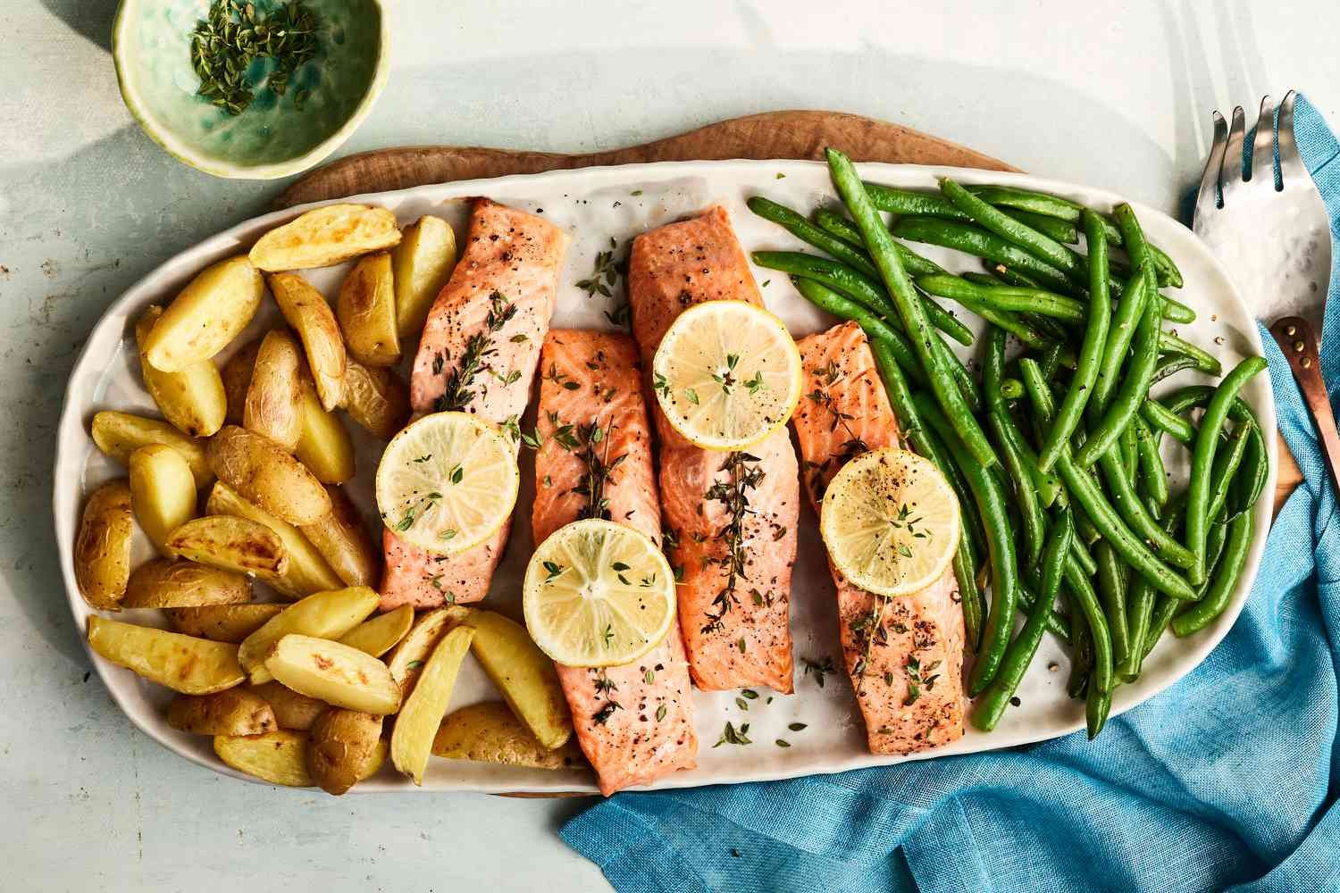 Baked Lemon Herb Salmon