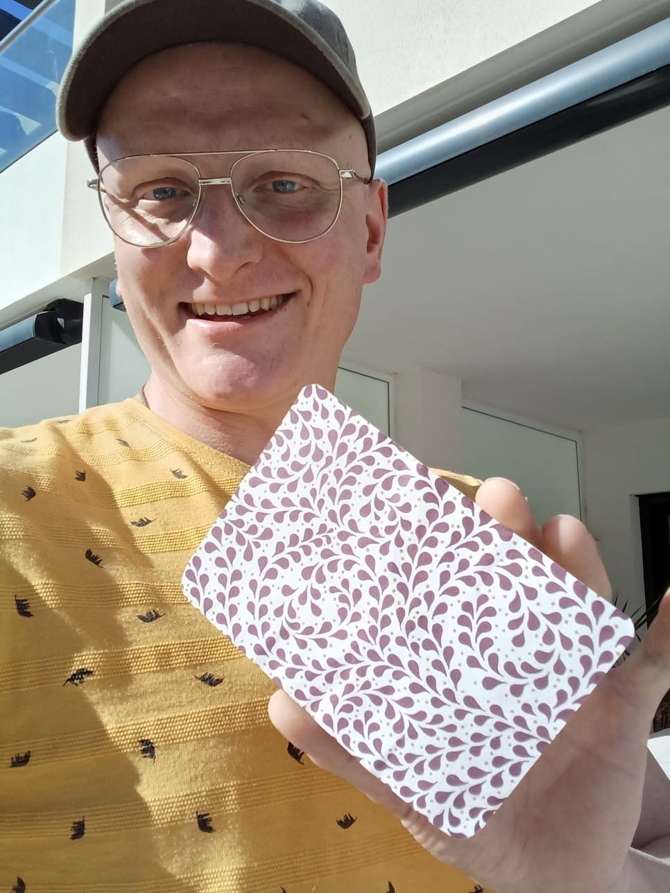 Kaartje Mandala Donkerpaars