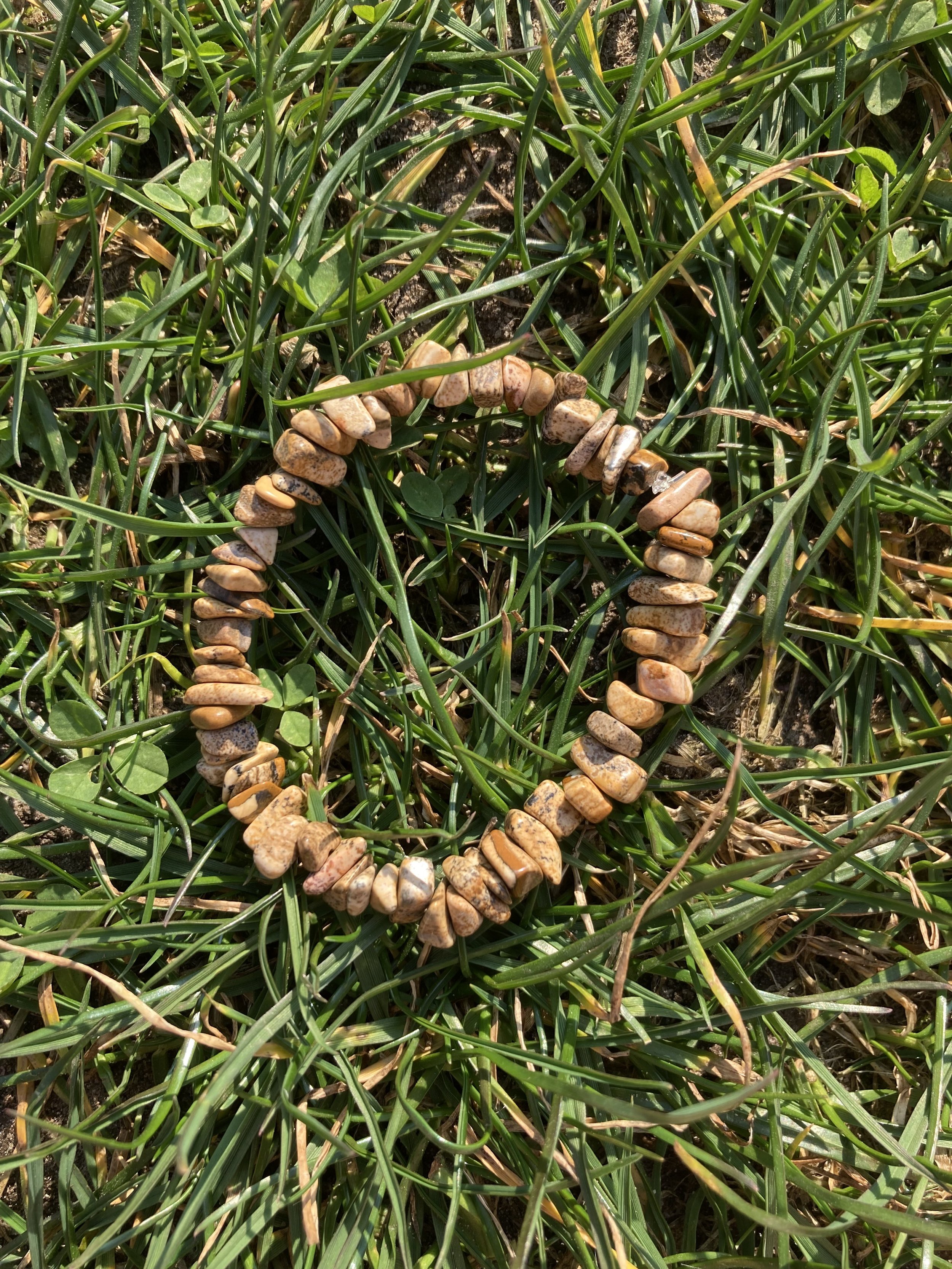 Edelsteen Armbandje - Landschapsjaspis