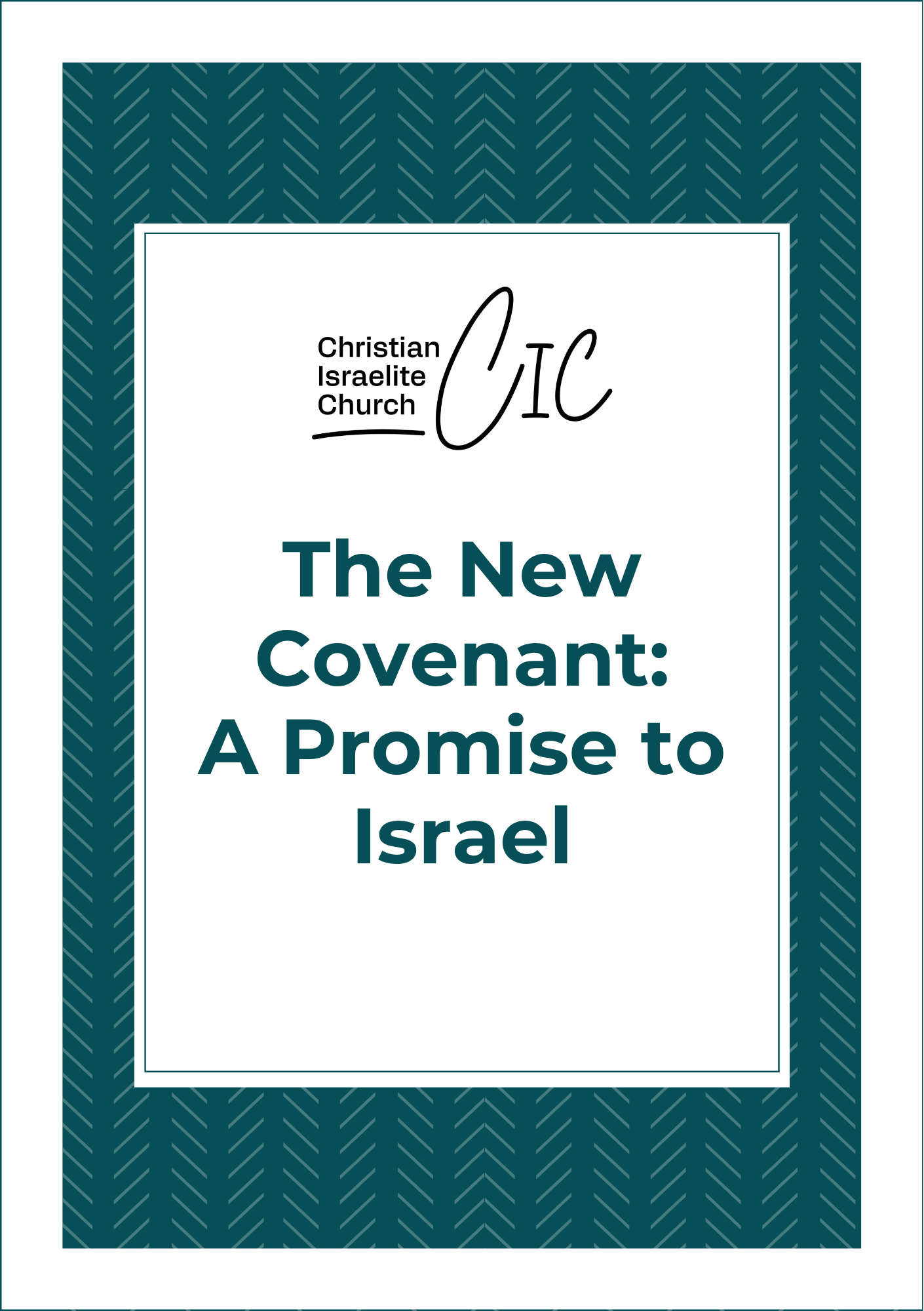 The New Covenant: A Promise to Israel - Brochure