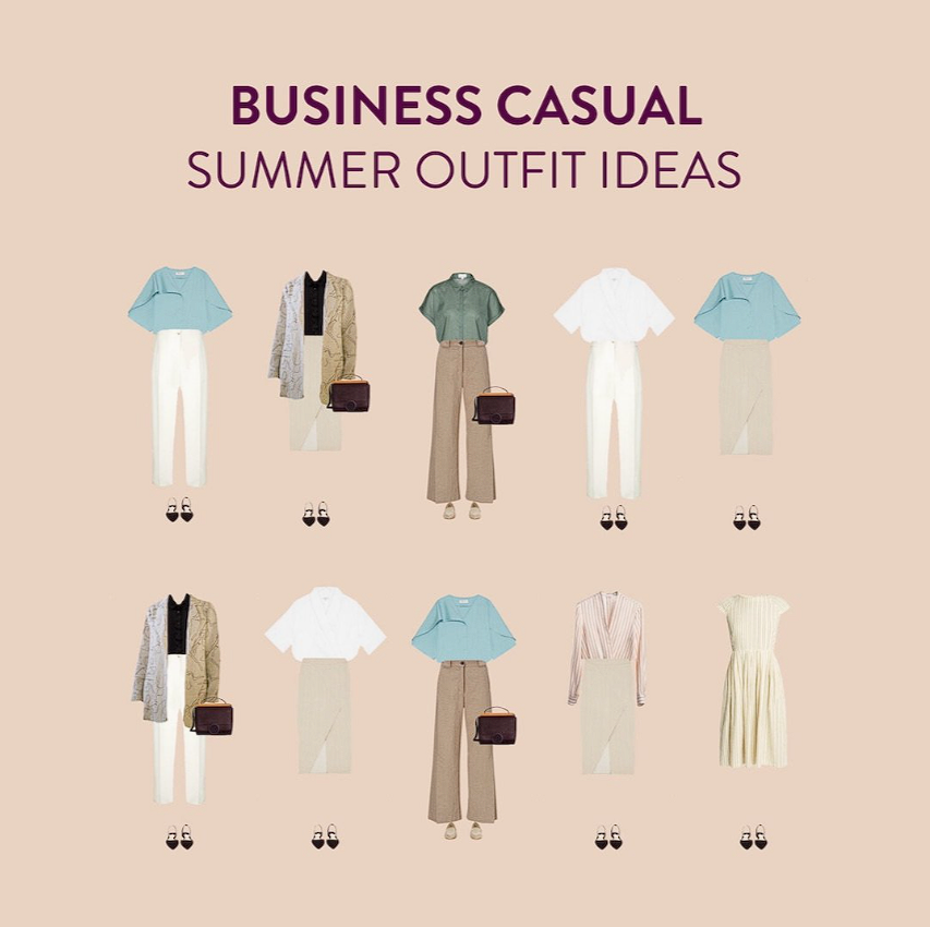 Business Casual Summer Style Guide: 16 outfit ideas