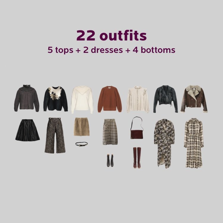 Capsule Wardrobe in a modern bohemian style.jpeg