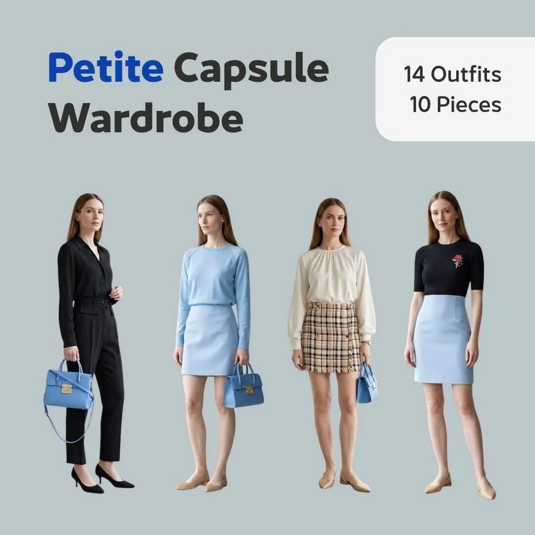 Petite Capsule Wardrobe: 14 Outfits from Just 10 Pieces