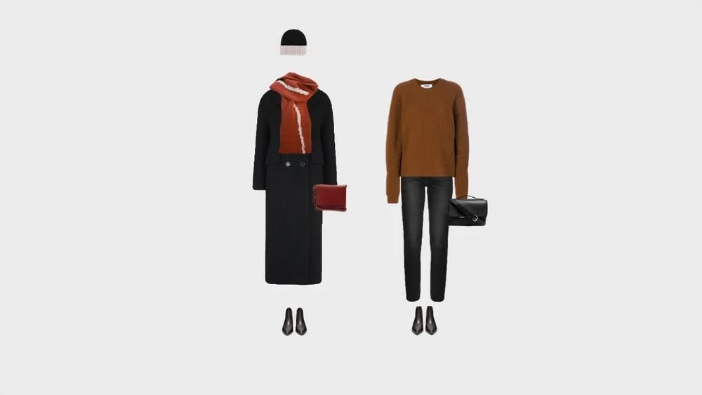 How to add color to your black outfit