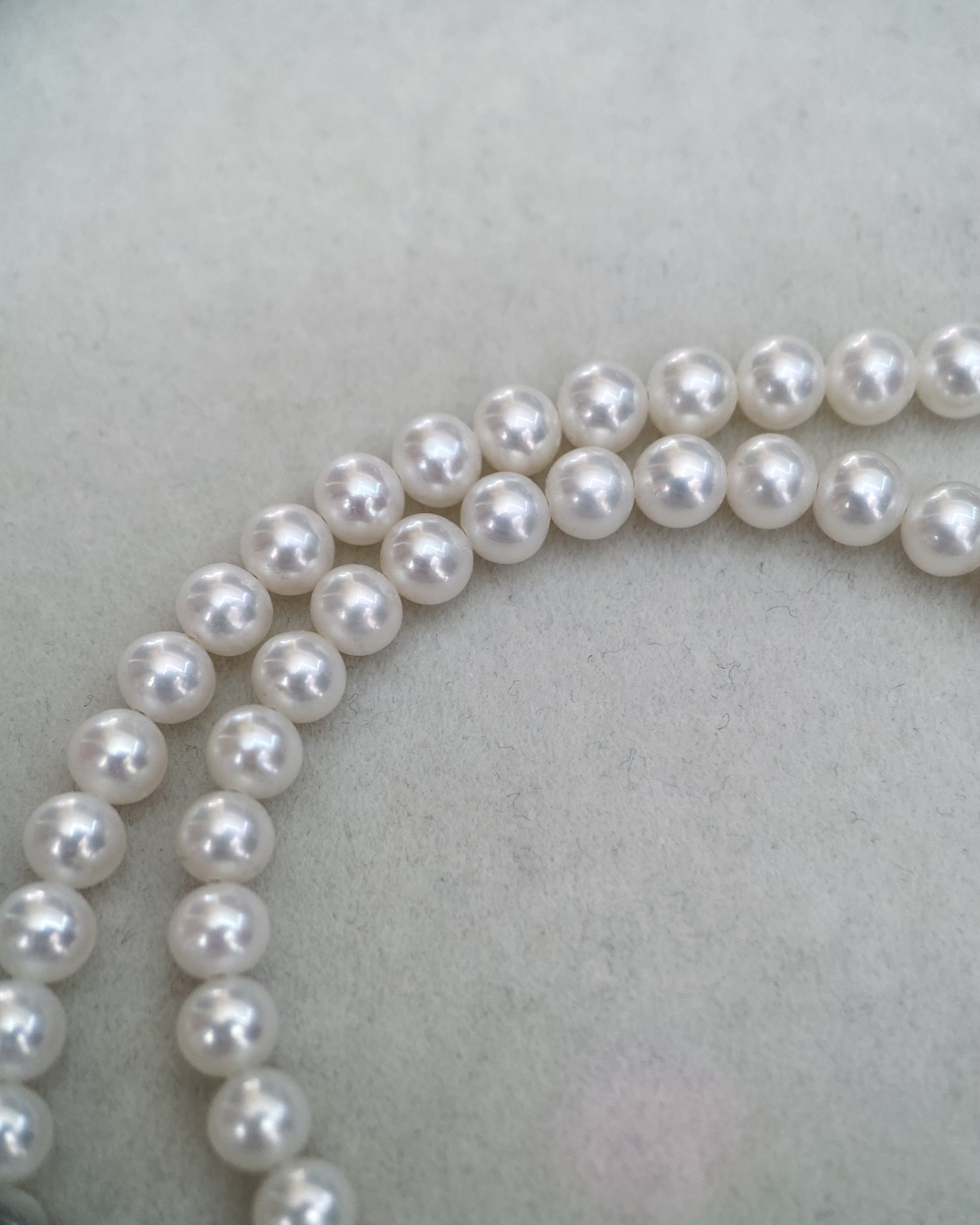 High Quality 5-5.5mm Cool-Toned White Nucleus-Free Freshwater Pearl Necklace, Mirror-Like Lustre, S925 Silver Clasp+3cm, Classic Simplicity Starlit Pearls