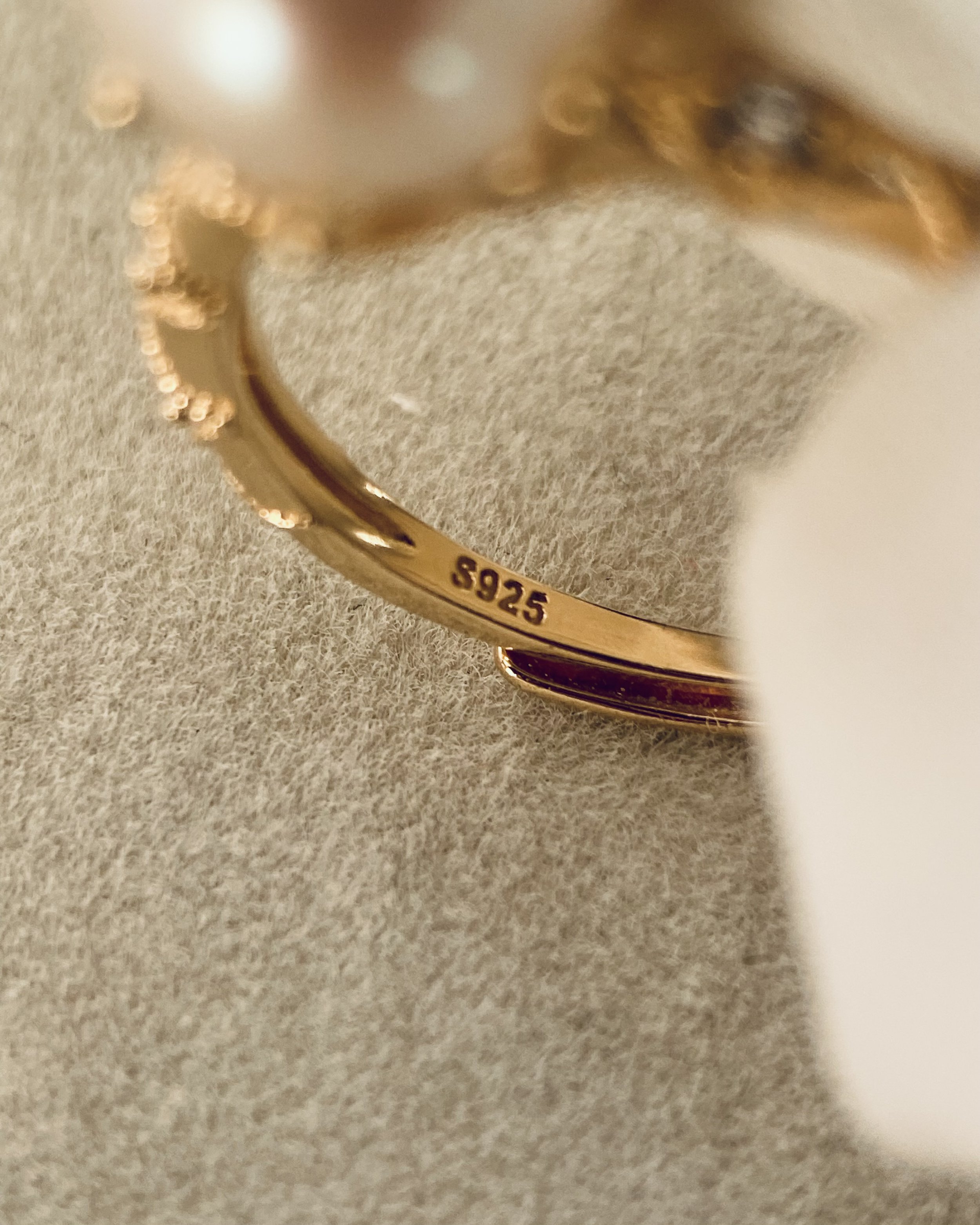 8.8mm Japanese Sakura Pink Akoya Pearl Ring, Brilliant Lustre, Buccellati-Style S925 Silver Engraved Band, Pearl from Renowned Otsuki Pearl Starlit Pearls