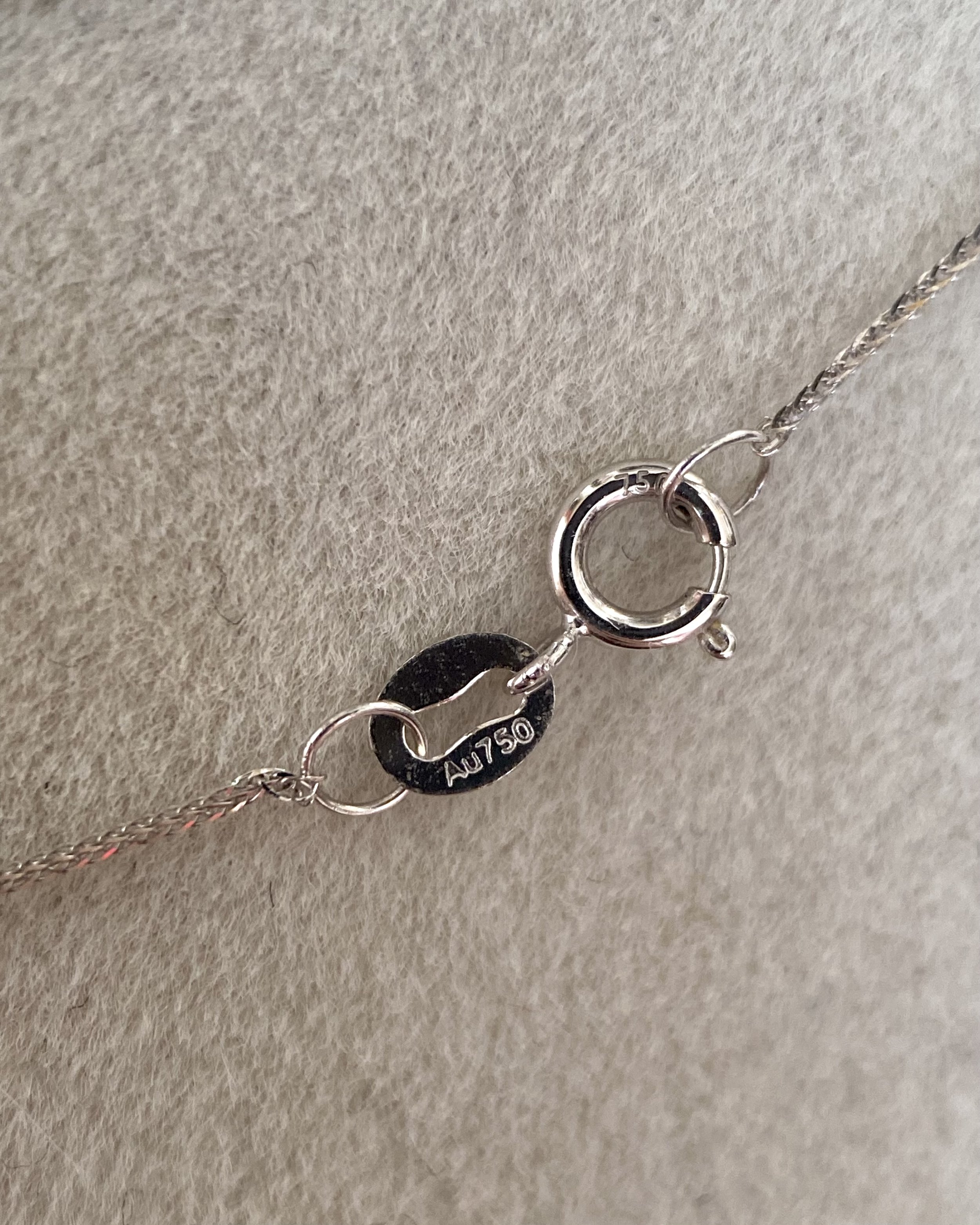 Top Gr. “Specially Selected” Japanese Crystal White Akoya Pearl Necklace, 7A Lustre, Solid 18K White Gold Vine Adjustable Chain 17.9" Starlit Pearls