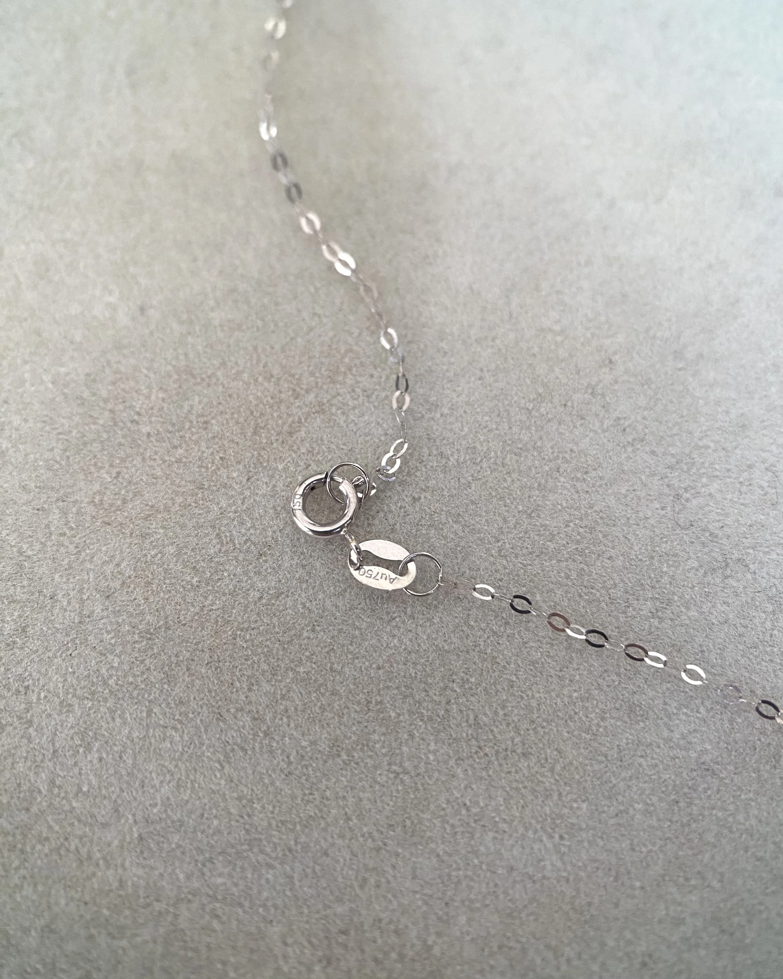 18K White Gold_9.3mm Giant Japanese Akoya Pearl Necklace, Classic White with Silky Lustre, Adjustable Y Rolo Chain 17.5" Starlit Pearls