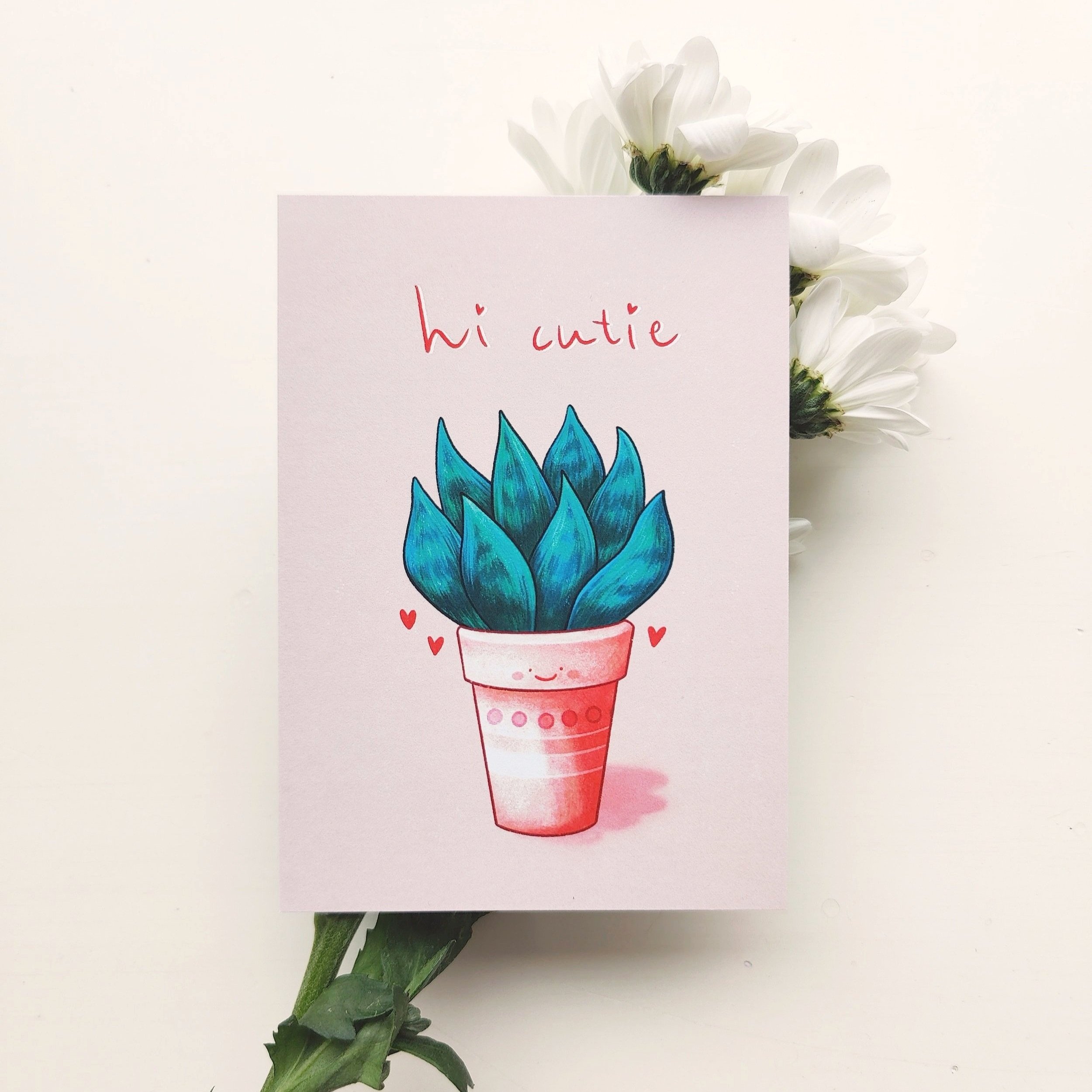 Hi Cutie | Postcard