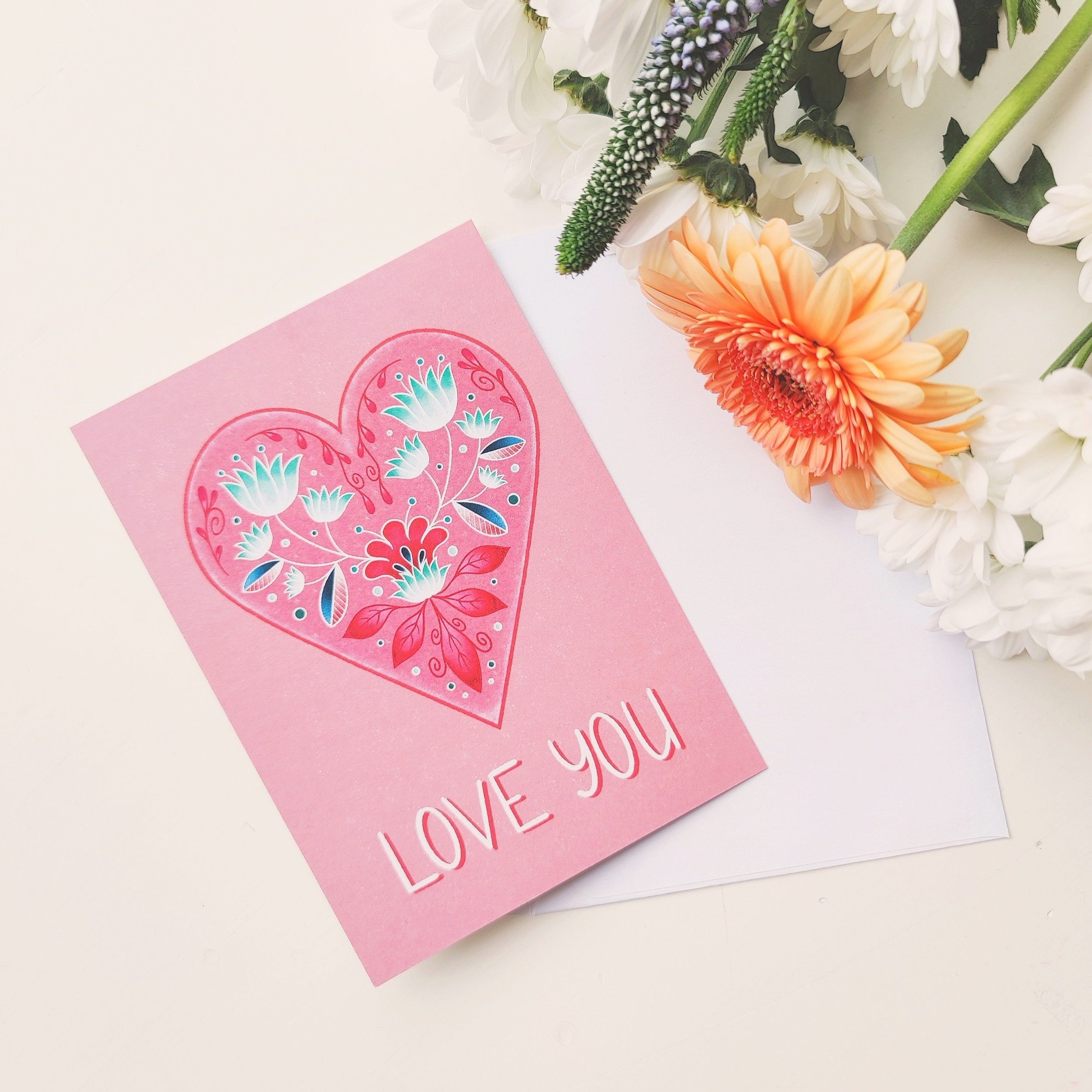 Love You | Postcard