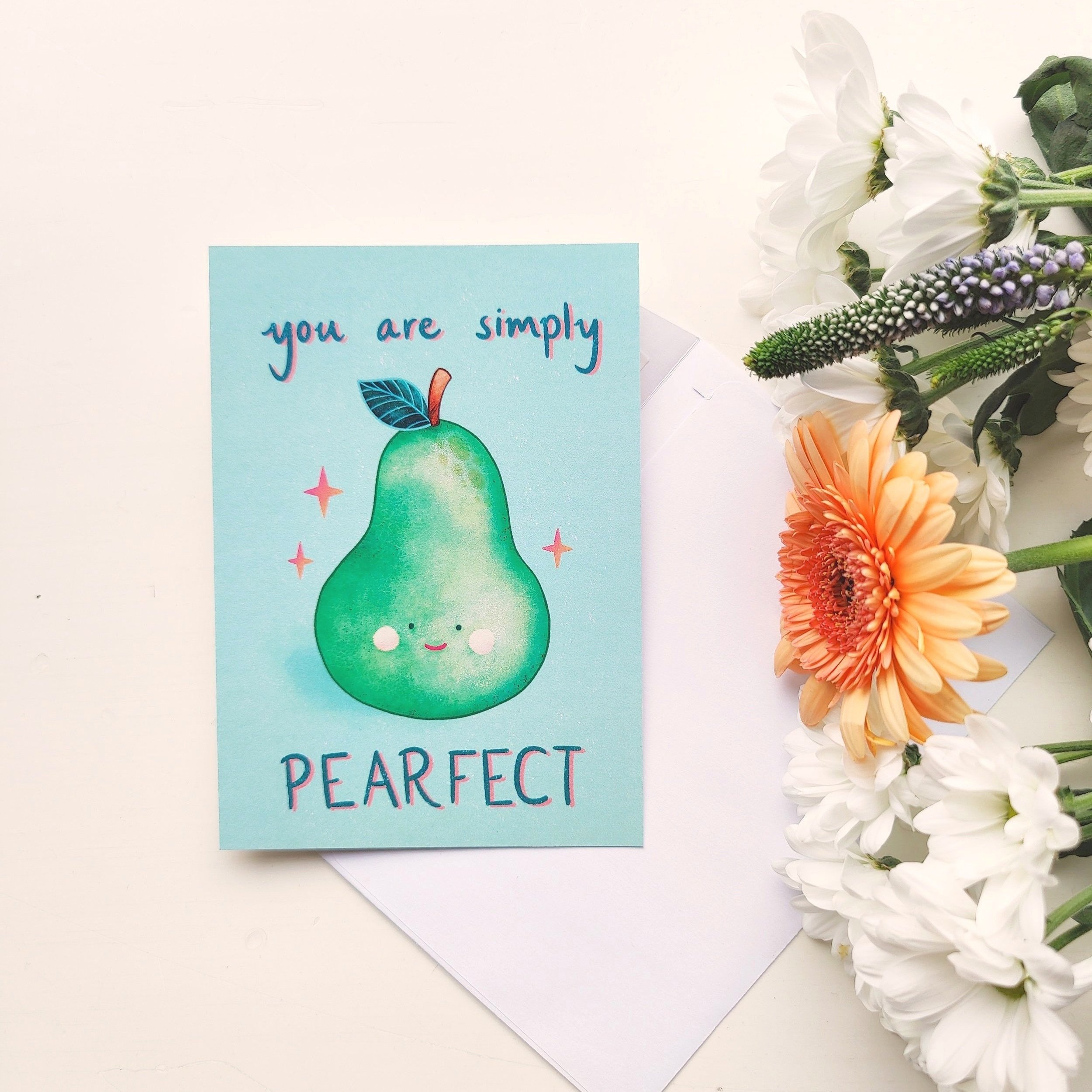Pearfect | Postcard