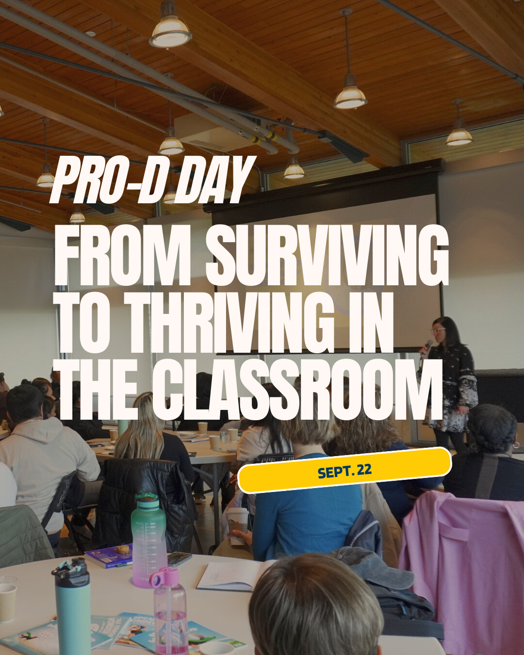 📚 Sept. 22: Pro-d day! 🍎 Teachers/staff in Coquitlam, Delta, Langley, North Van, Richmond, or Vancouver, your first semester workshop awaits. Explore stress &amp; trauma's impact on the brain/body. Link in bio.⁣
#TeacherPD