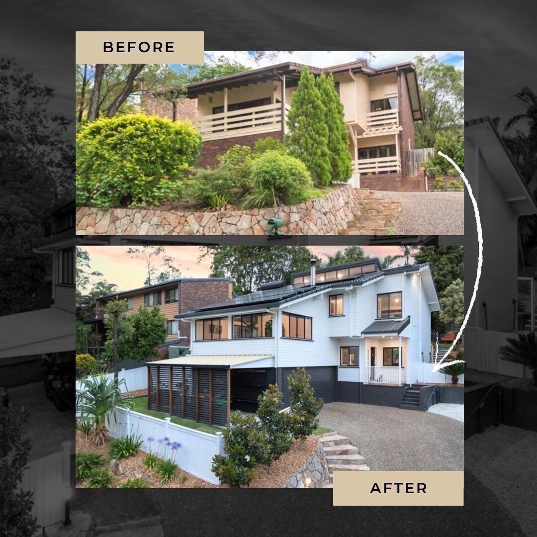 BEFORE ➡️ AFTER
📍 Chapel Hill

Let's talk about a makeover that's nothing short of spectacular. We set the stage with an extended front entry, creating a welcoming vibe that's hard to miss.

We bade farewell to that '80s mission brown and gave the e