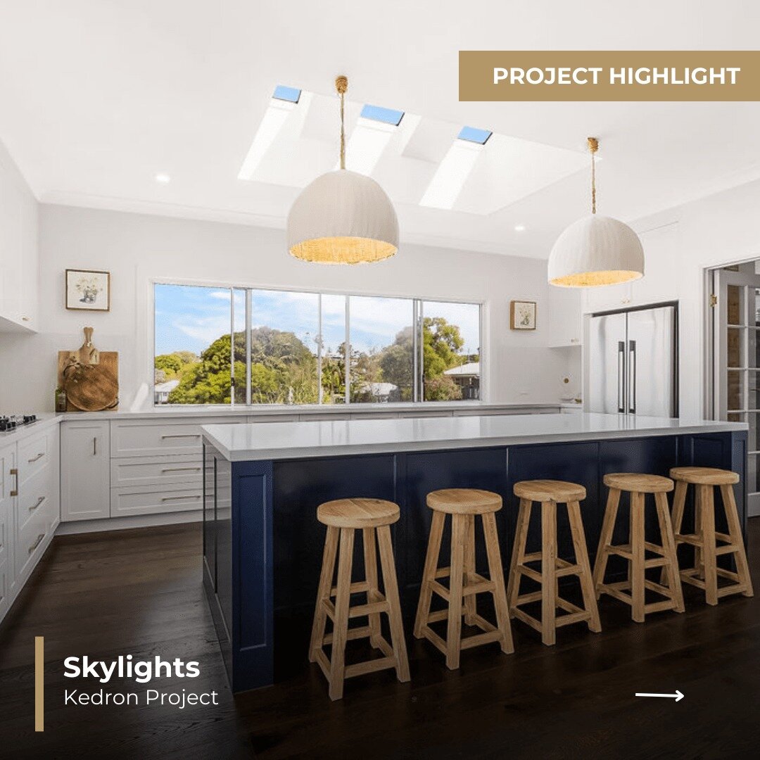 PROJECT HIGHLIGHT 💡
 📍 Kedron Project

Have you considered adding skylights to your home? 🏡
Natural light is a great way to elevate your mood; it lets the outside in, flooding your space with natural light. 

4 advantages of adding skylights to yo