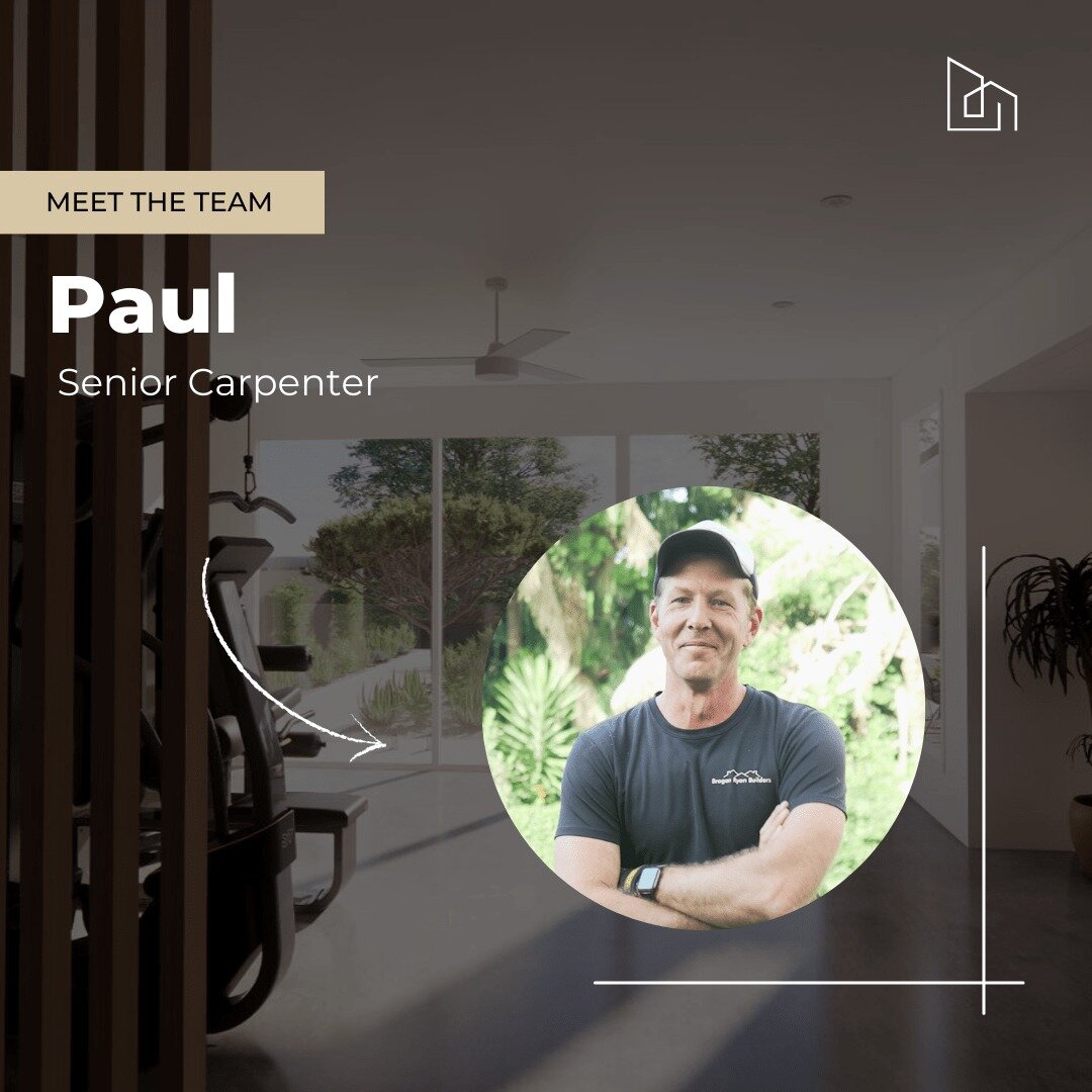 Meet Paul, our senior carpenter 👋🏼

Paul's been working for Brogan Ryan Builders for over 3 years now, and with 20 years of carpentry experience he's an expert at his trade and is an essential part of our team.

Outside of work, he enjoys Judo, gam
