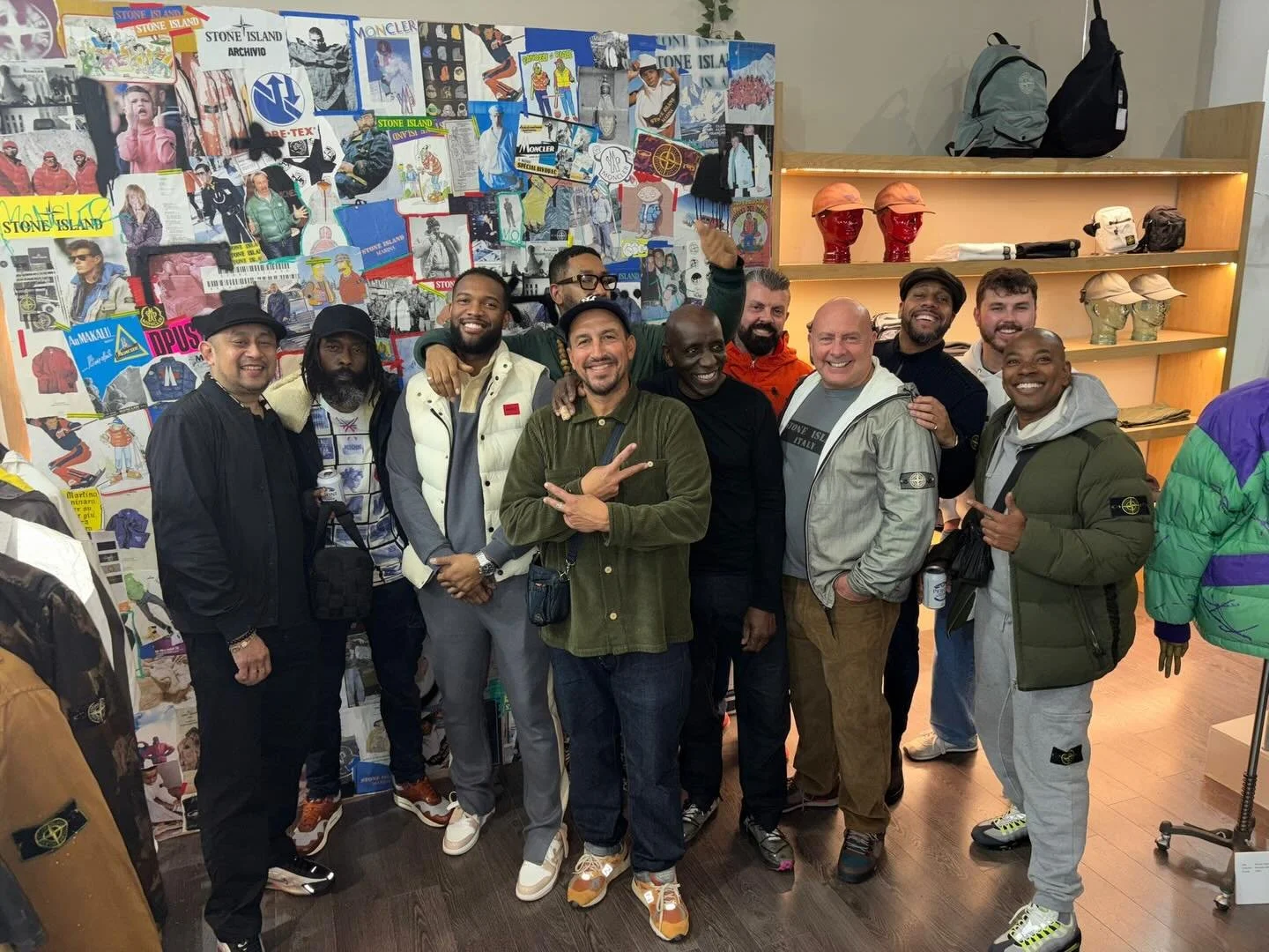 A fantastic couple of days at @dpus_outlet in Shoreditch for the @stoneisland &amp; @moncler archive collections from @stonedlove1982 &amp; @dapperdylanpatel 
Thank you to @thehoxtontrend for organising the event and look out for the videos coming ou