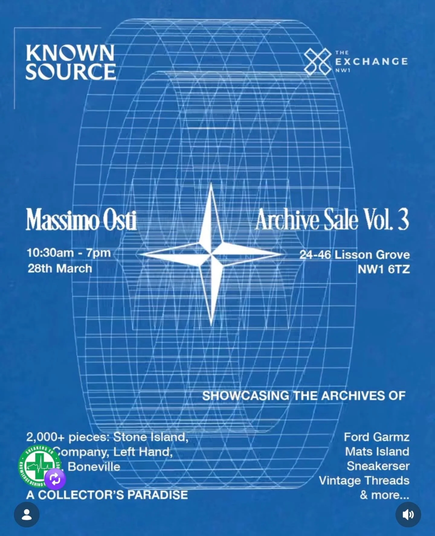 Looking forward to catching up with loads of faces from the community tomorrow in London Town. Who else is heading down to what looks@like will be a great event from @knownsource_official ? 
-
#stonedlove1982 #stoneisland #stoneislanduk #stoneislandt