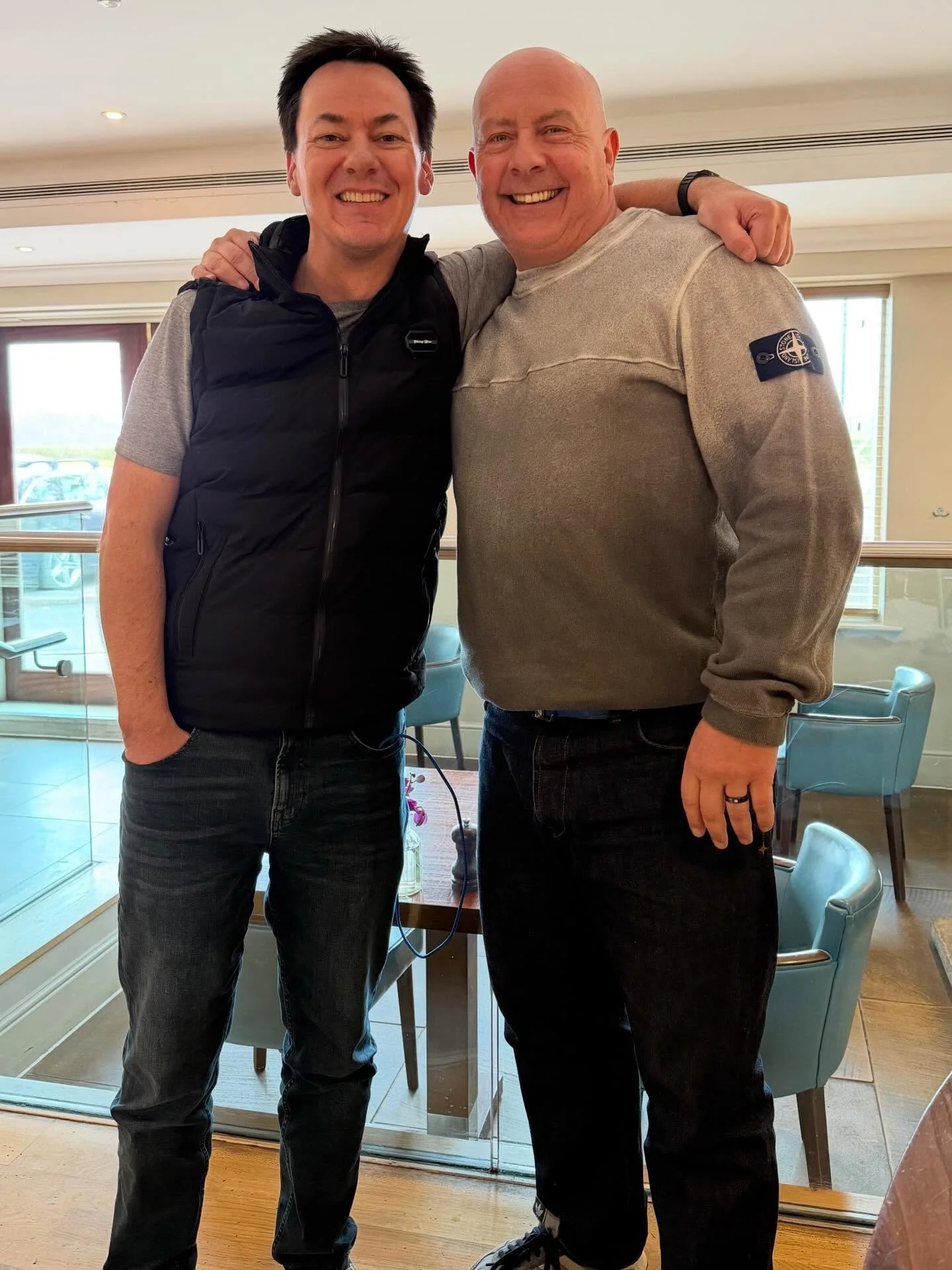 Great to catch up with fellow Blue 
Comedy @davidvitty 🔵⚪️🔵
-
#stonedlove1982 #everton