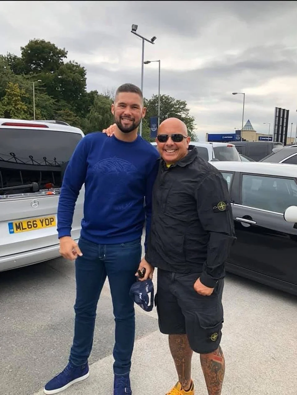 With fellow toffee 🔵⚪️🔵 @tonybellew 🥊 
#stonedlove1982 #stoneisland #stoneislanduk #stoneislandtalk #boxing